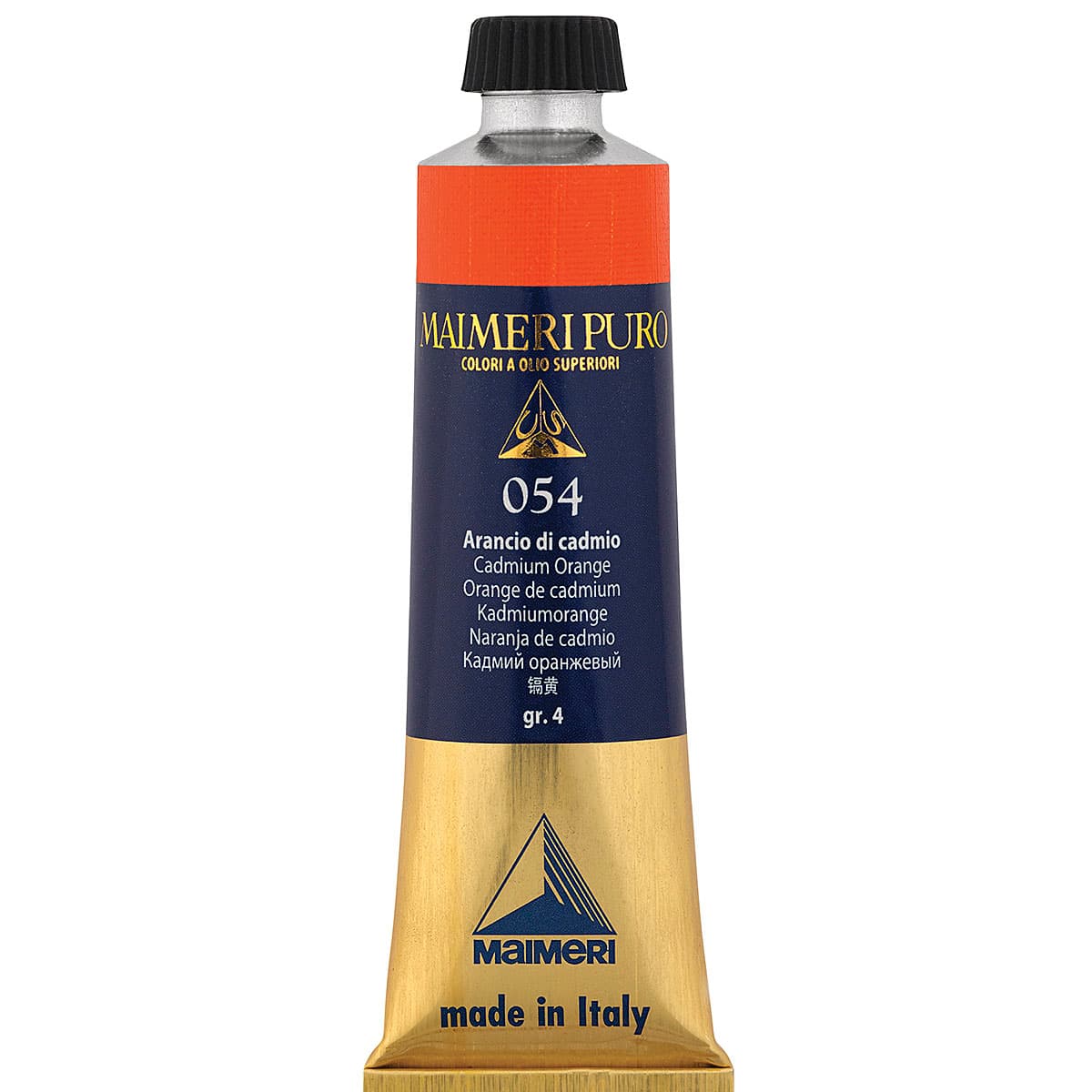 Maimeri Puro Oil Color - Cadmium Orange, 40 ml tube