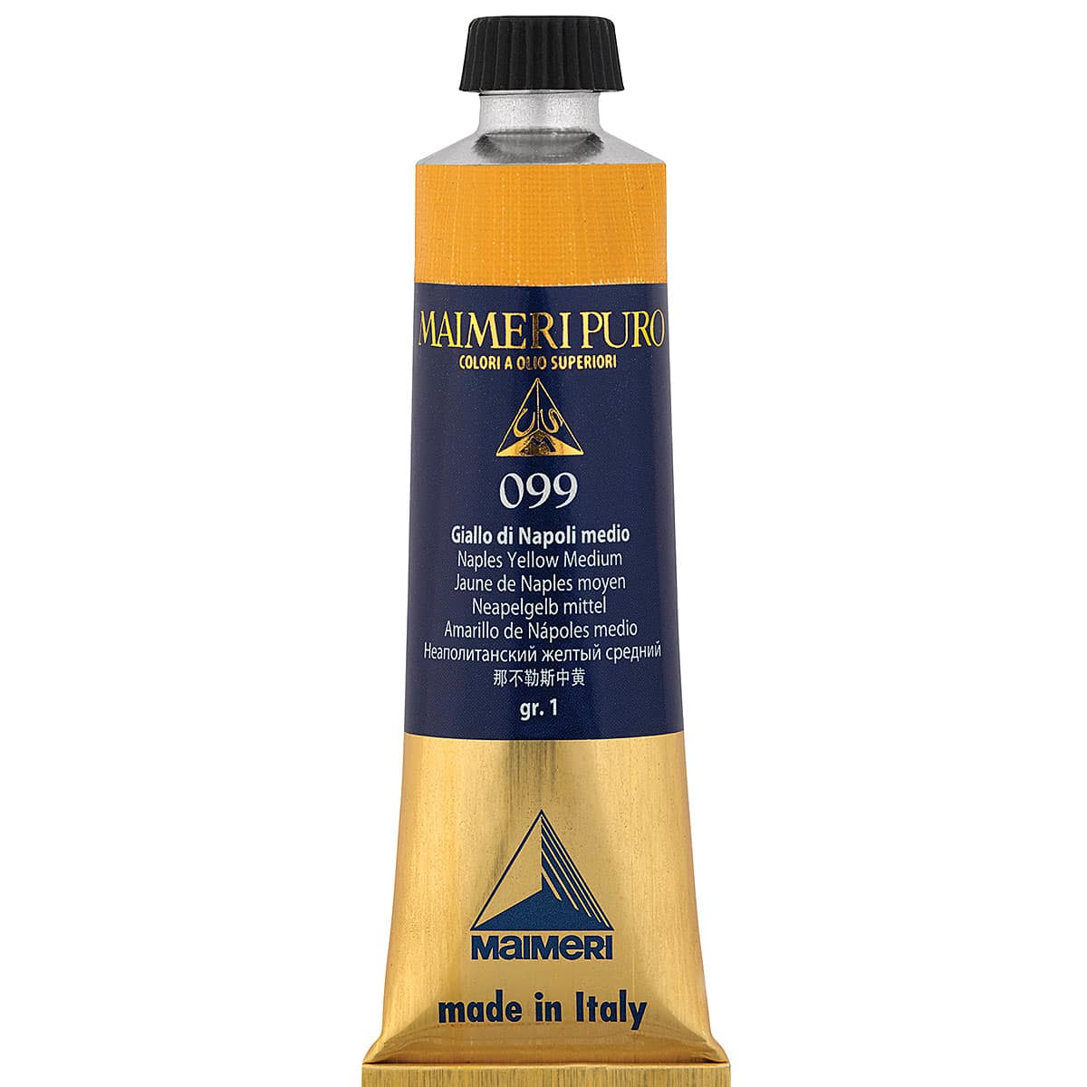 Maimeri Puro Oil Color - Naples Yellow Medium, 40 ml Tube