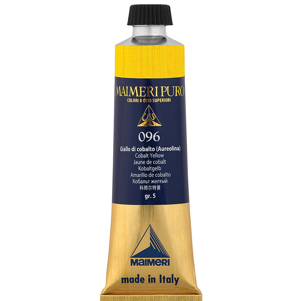 Maimeri Puro Oil Color - Cobalt Yellow, 40 ml Tube