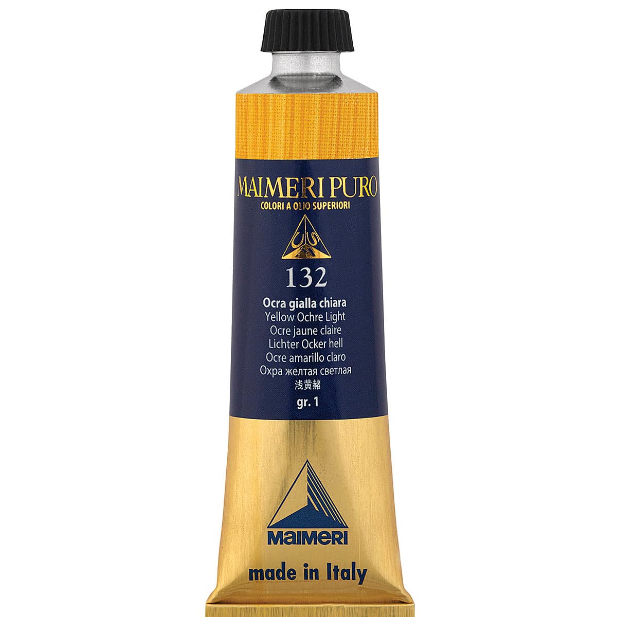 Maimeri Puro Oil Color - Yellow Ochre Light, 40 ml tube