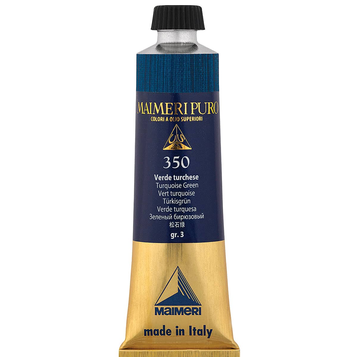 Maimeri Puro Oil Color - Turquoise Green, 40 ml tube