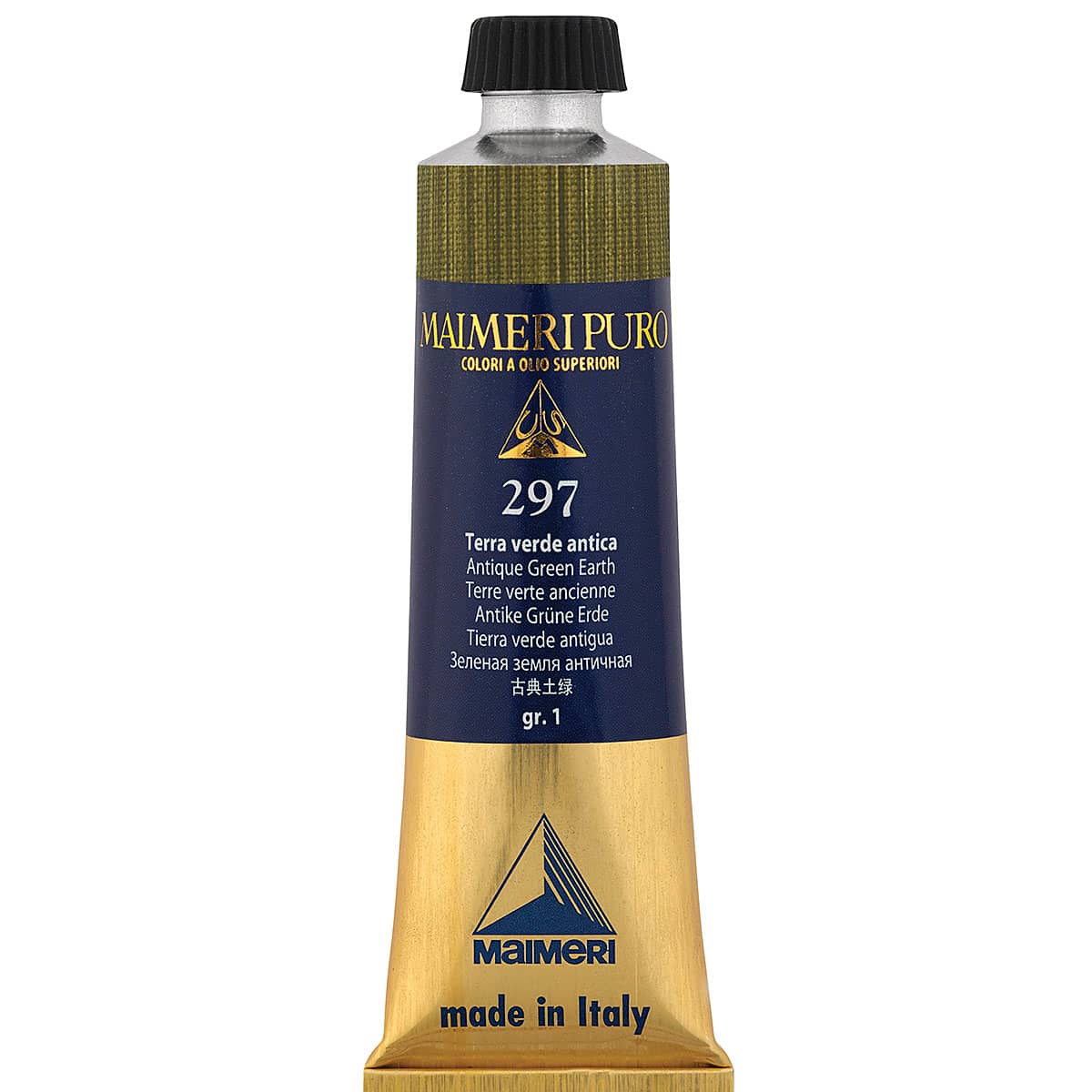 Maimeri Puro Oil Color - Antique Green Earth, 40 ml Tube