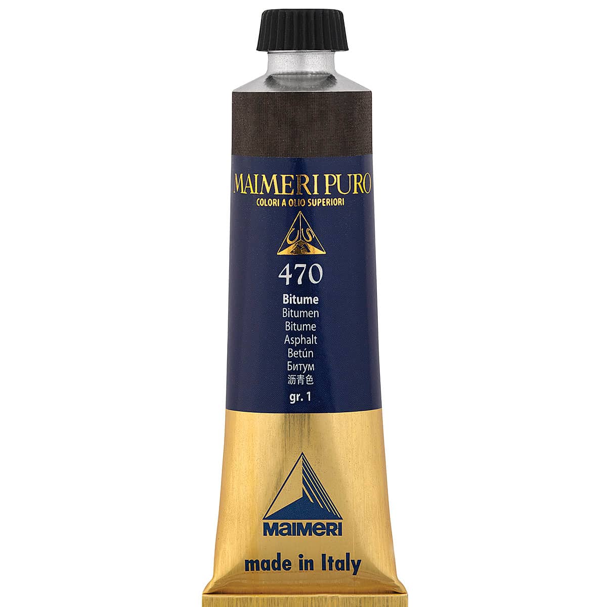Maimeri Puro Oil Color - Bitumen, 40 ml Tube
