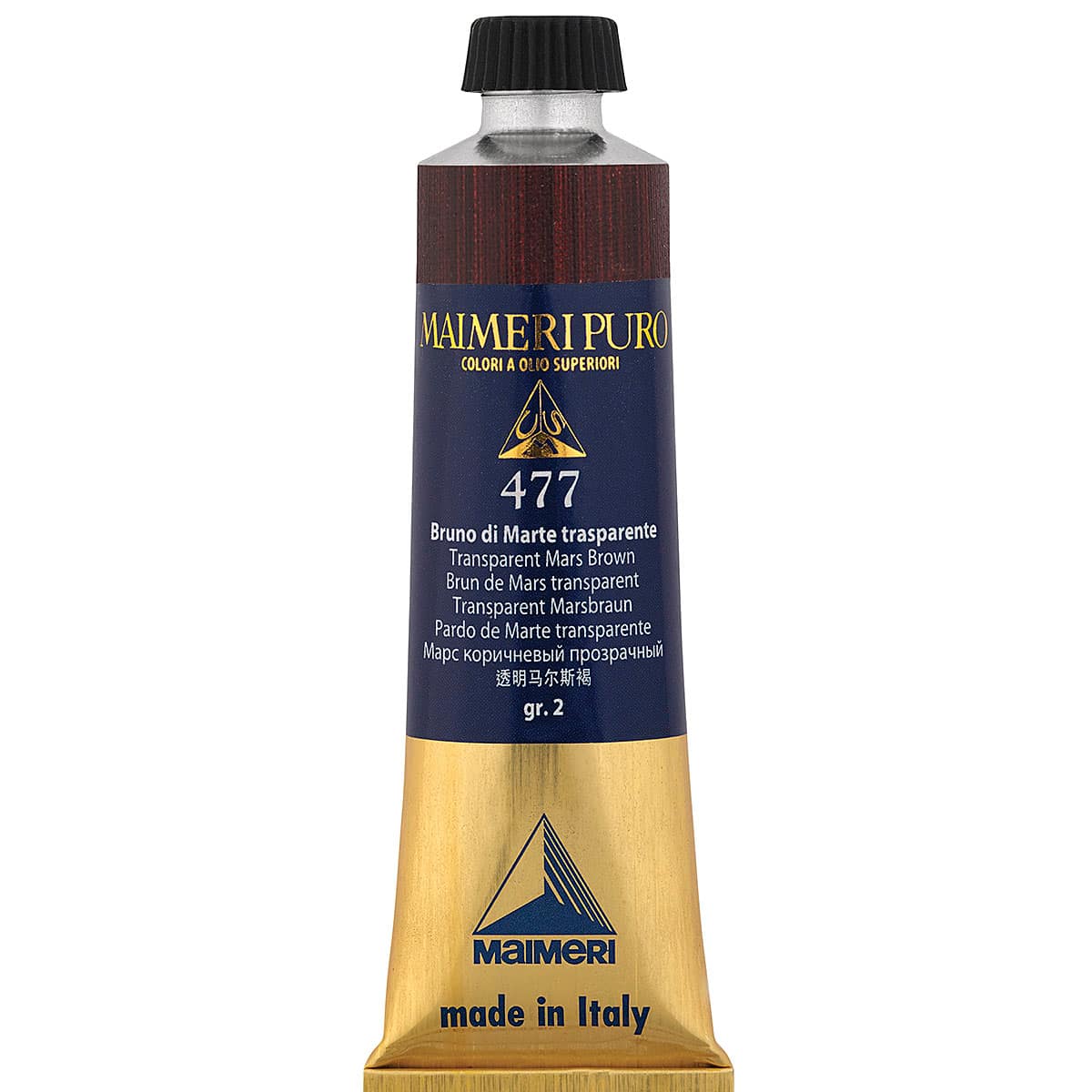 Maimeri Puro Oil Color - Transparent Mars Brown, 40 ml tube