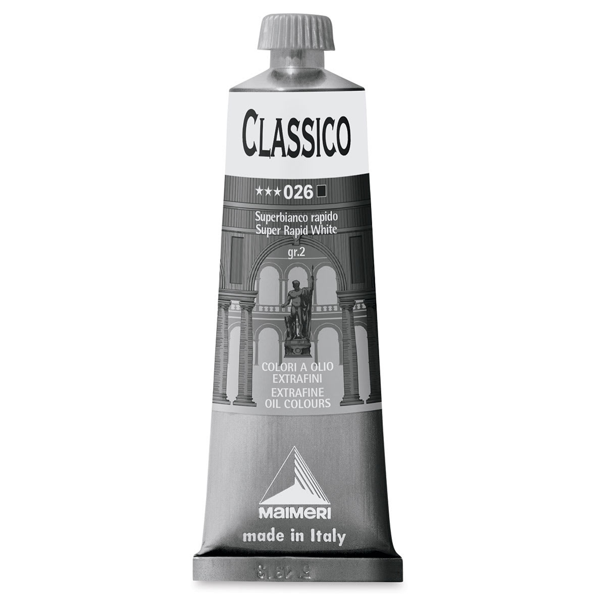 Maimeri Classico Oil Color - Super Rapid White, 60 ml tube