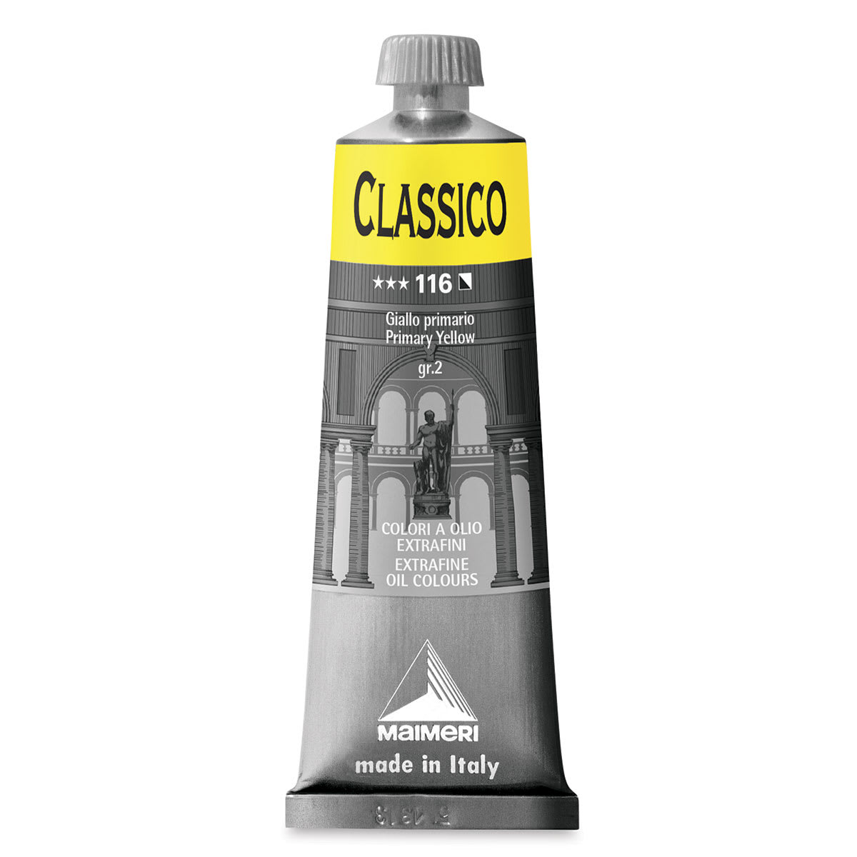 Maimeri Classico Oil Color - Primary Yellow, 60 ml tube