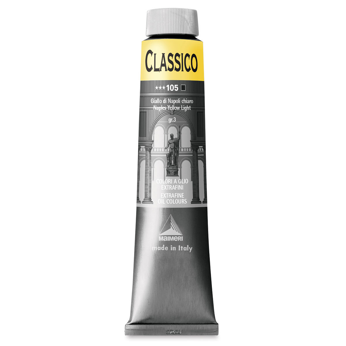 Maimeri Classico Oil Color - Naples Yellow Light, 200 ml tube