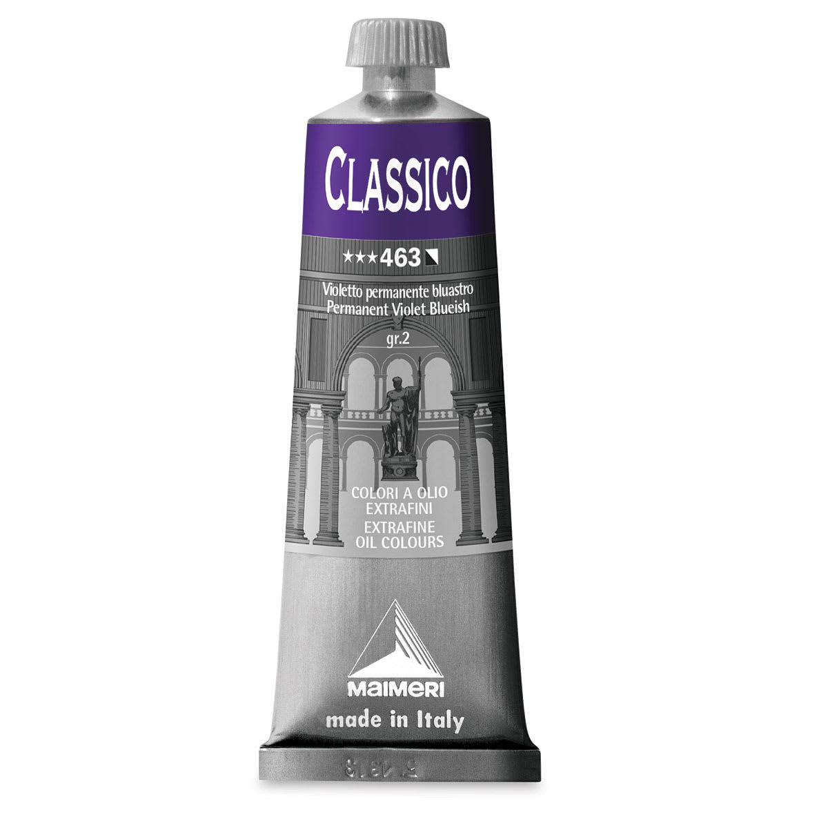 Maimeri Classico Oil Colors - Permanent Violet Blueish, 60 ml tube