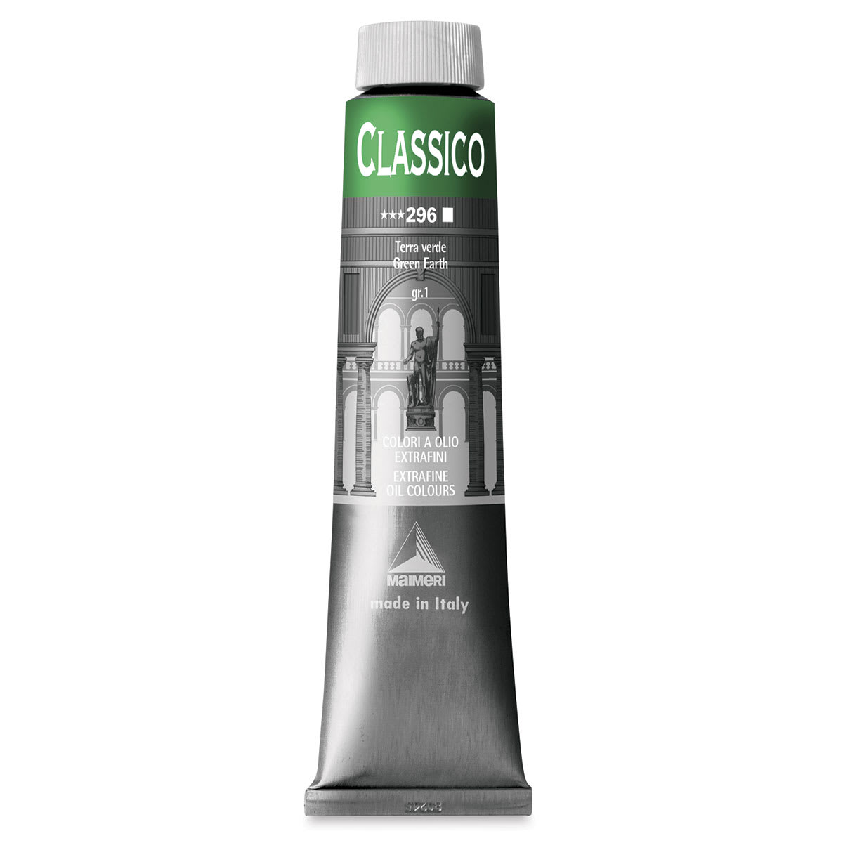 Maimeri Classico Oil Color - Green Earth, 200 ml tube