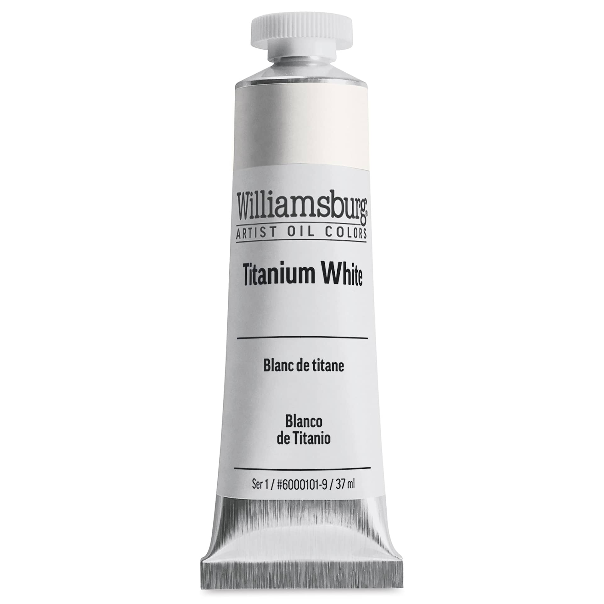 Williamsburg Handmade Oil Paint - Titanium White, 37 ml tube