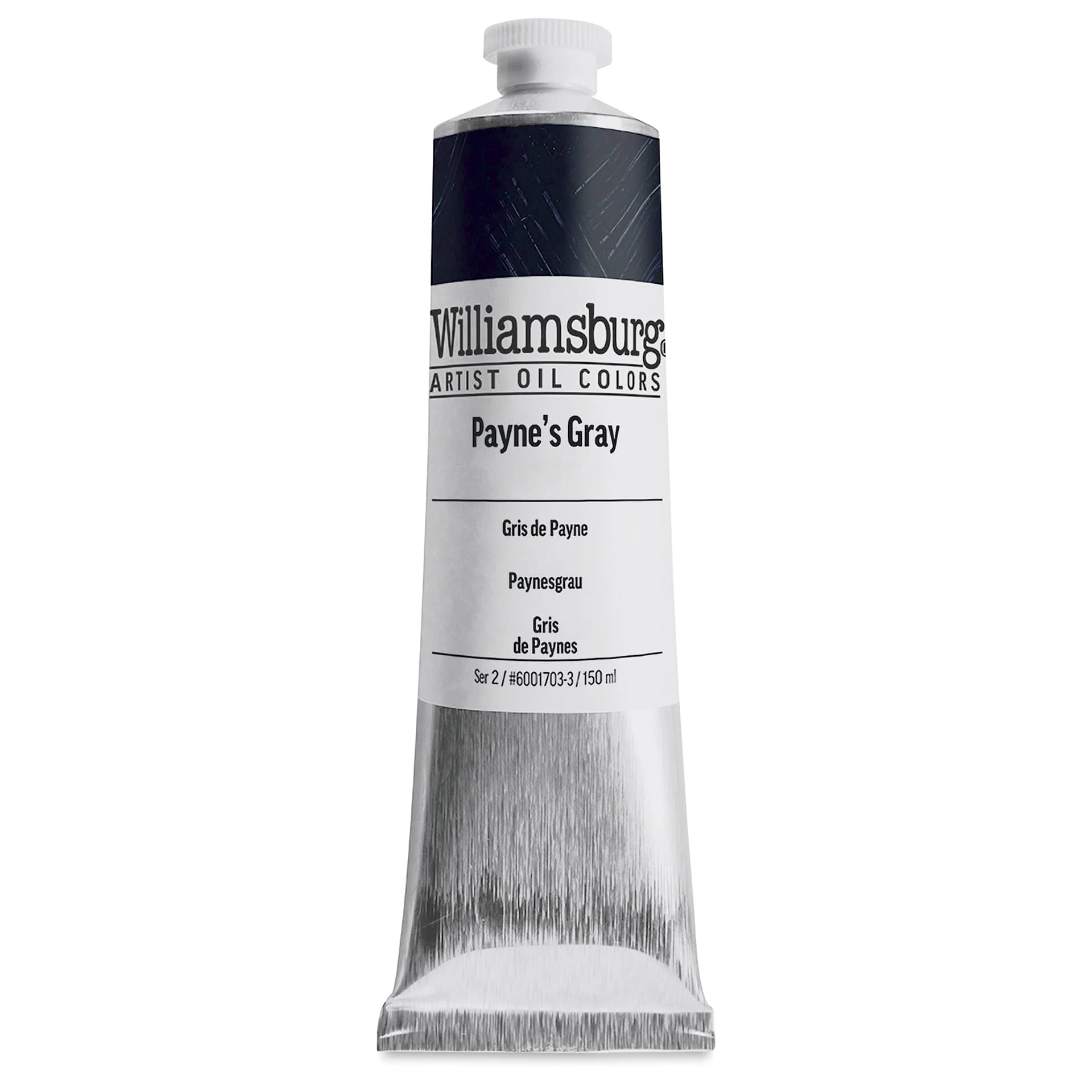 Williamsburg Handmade Oil Paint - Payne's Gray, 150 ml tube