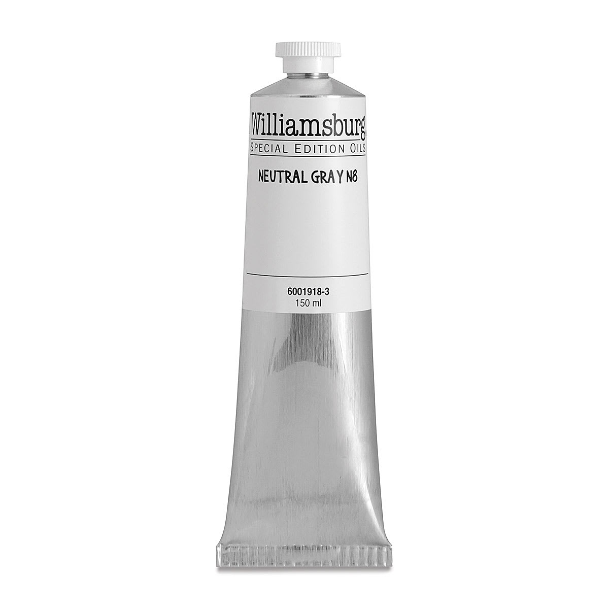 Williamsburg Handmade Oil Paints - Neutral Gray N8, 150 ml tube