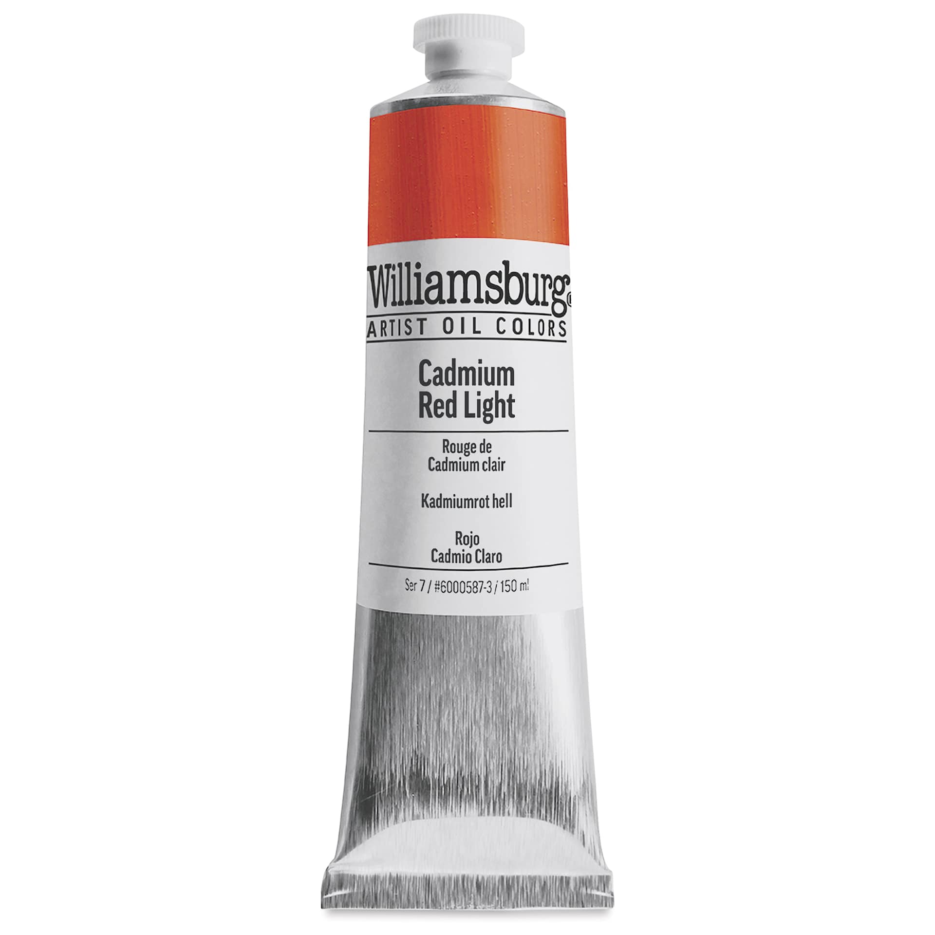 Williamsburg Handmade Oil Paint - Cadmium Red Light, 150 ml tube