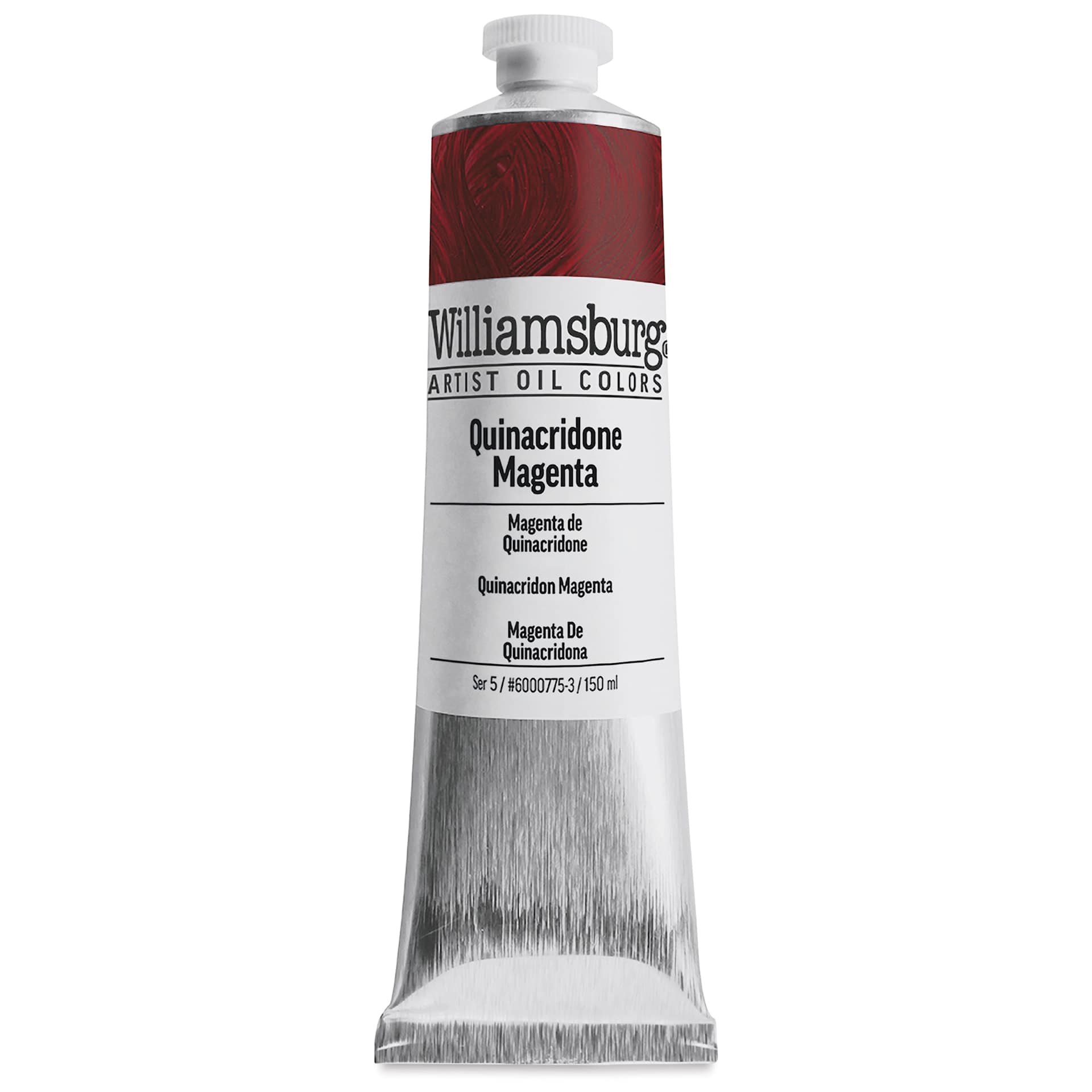 Williamsburg Handmade Oil Paint - Quinacridone Magenta, 150 ml tube