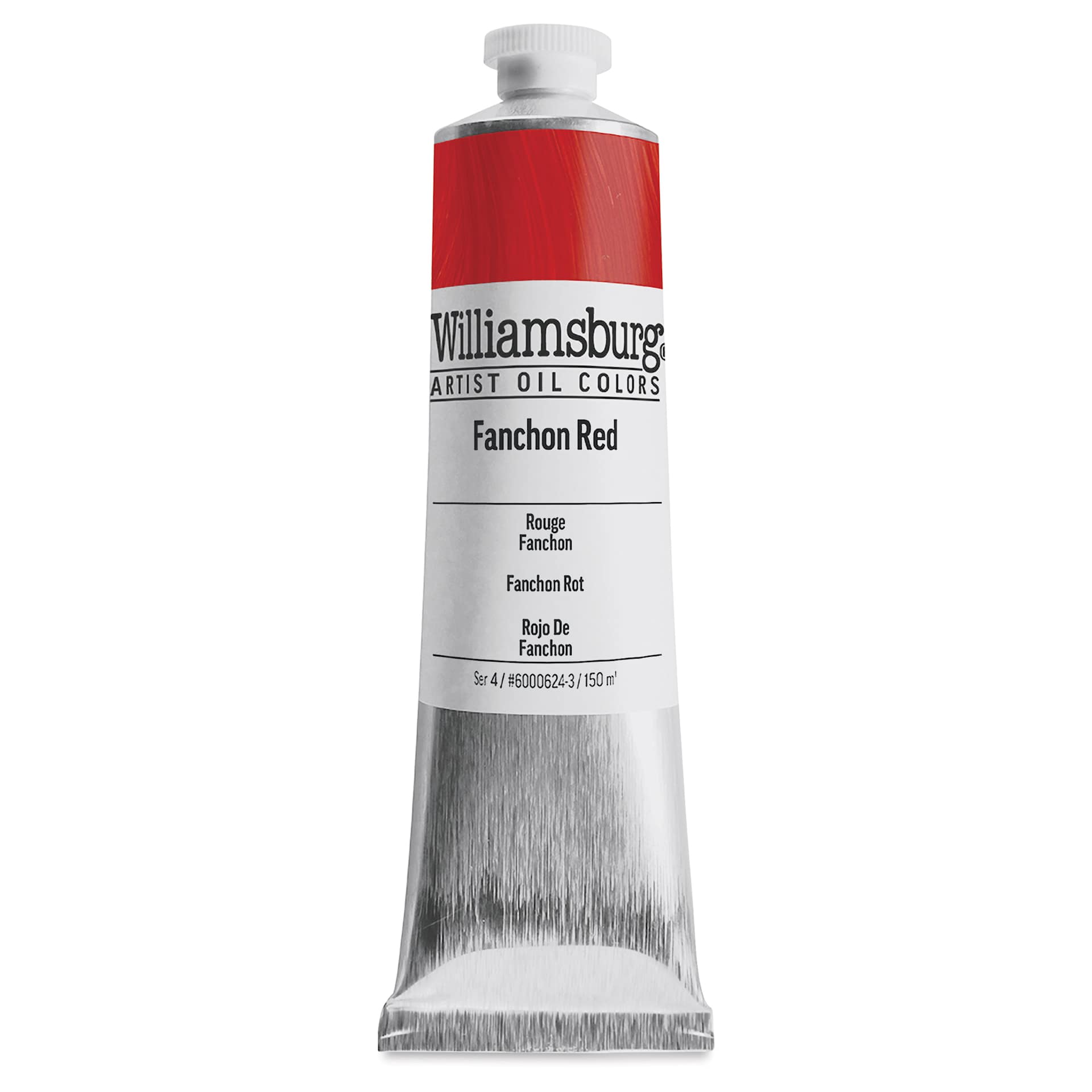 Williamsburg Handmade Oil Paints - Fanchon Red, 150 ml tube