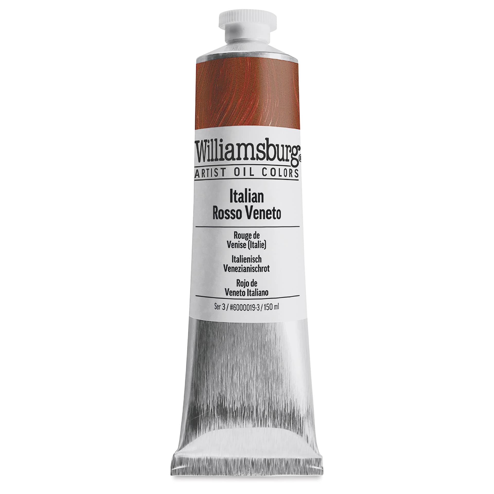 Williamsburg Handmade Oil Paint - Italian Rosso Veneto, 150 ml tube
