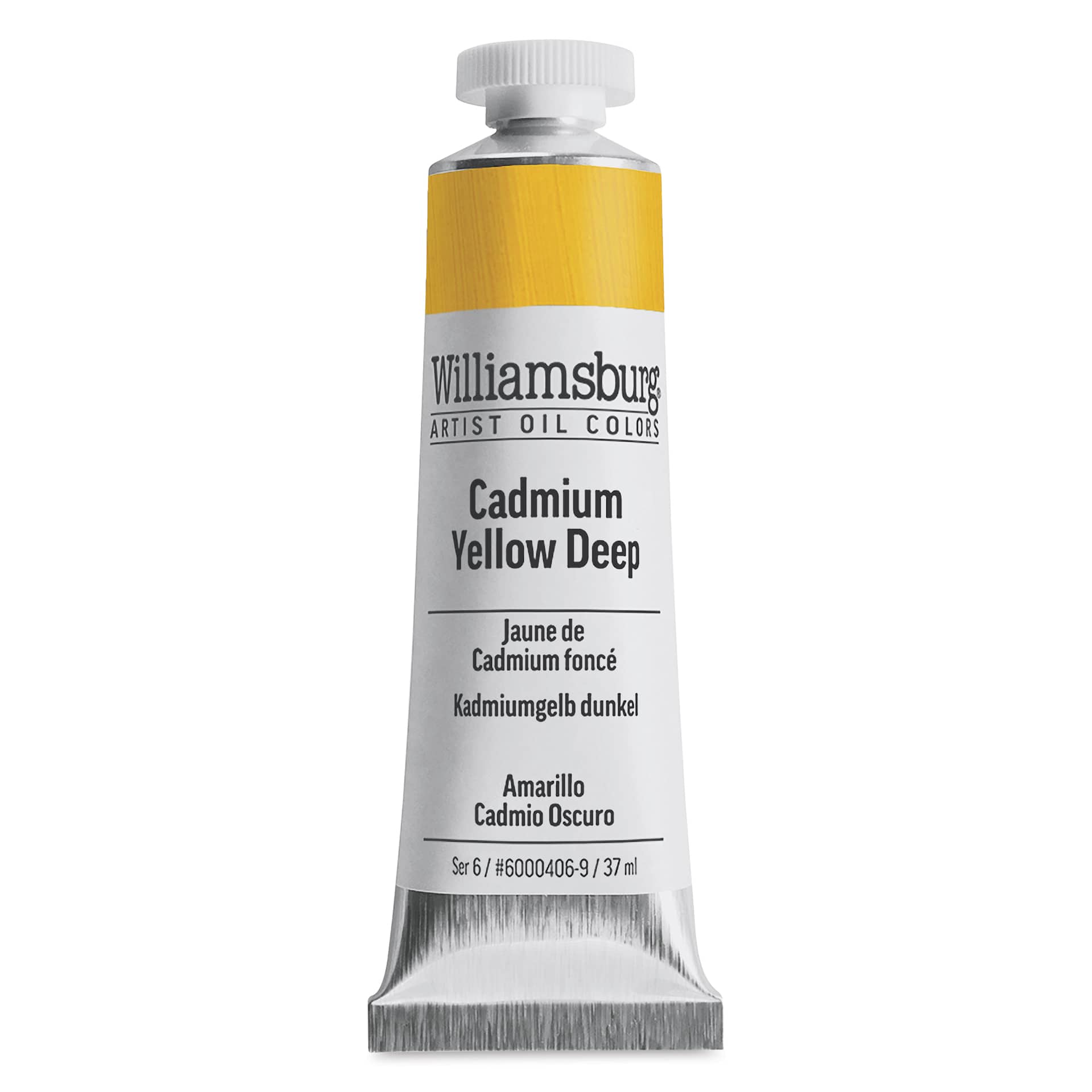 Williamsburg Handmade Oil Paint - Cadmium Yellow Deep, 37 ml tube