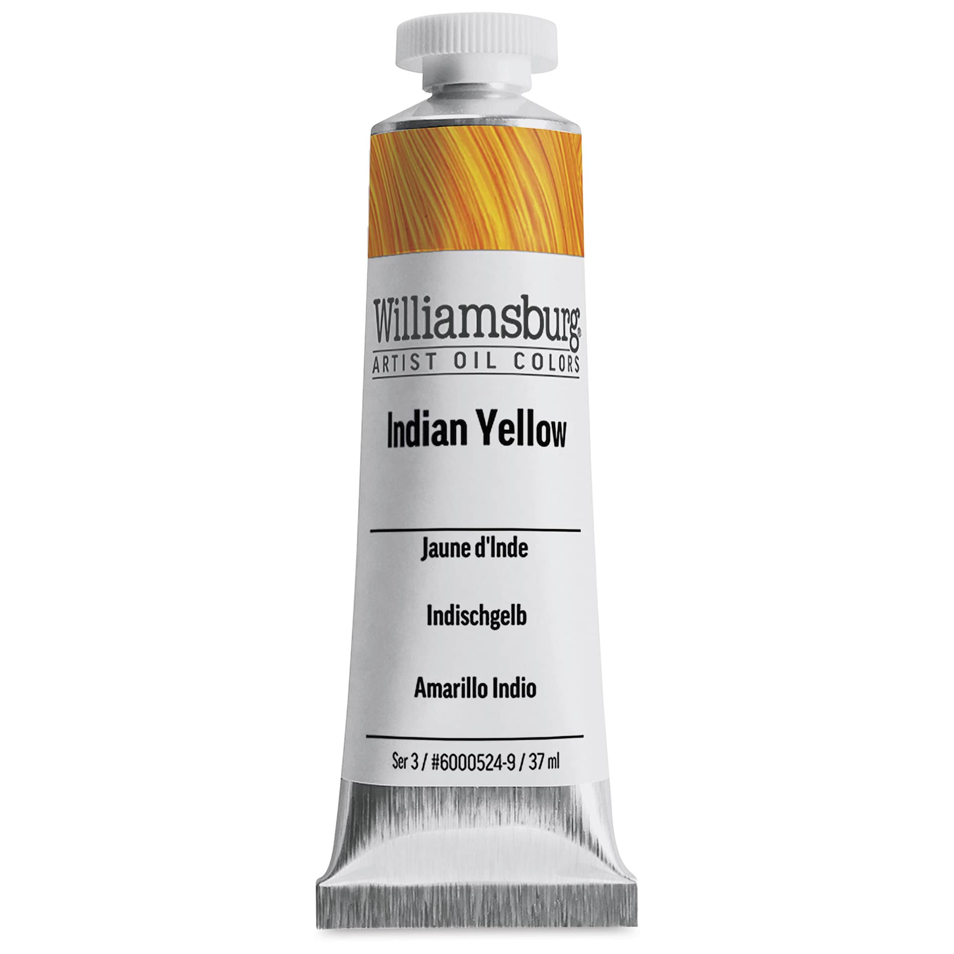 Williamsburg Handmade Oil Paint - Indian Yellow, 37 ml tube