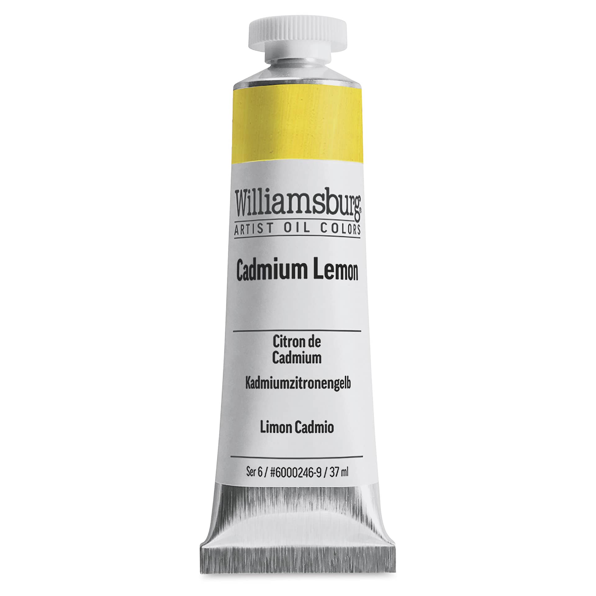 Williamsburg Handmade Oil Paint - Cadmium Lemon, 37 ml tube
