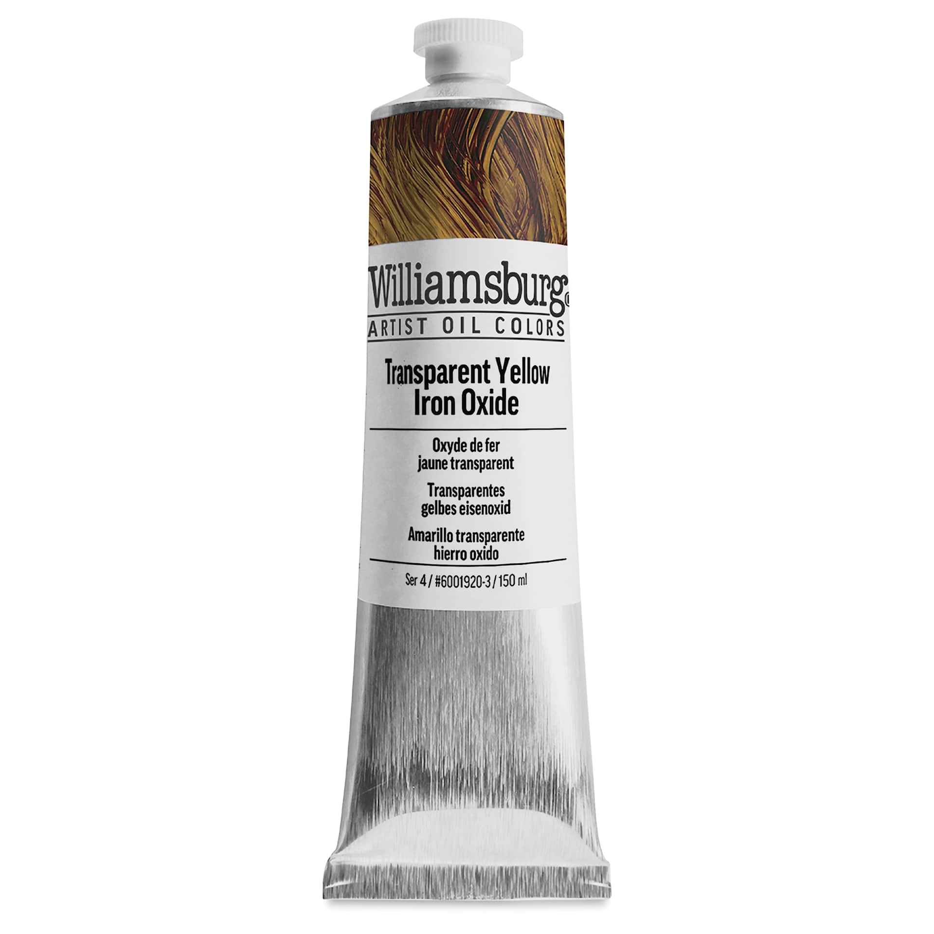 Williamsburg Oil - Transparent Yellow Iron Oxide, 150 ml tube
