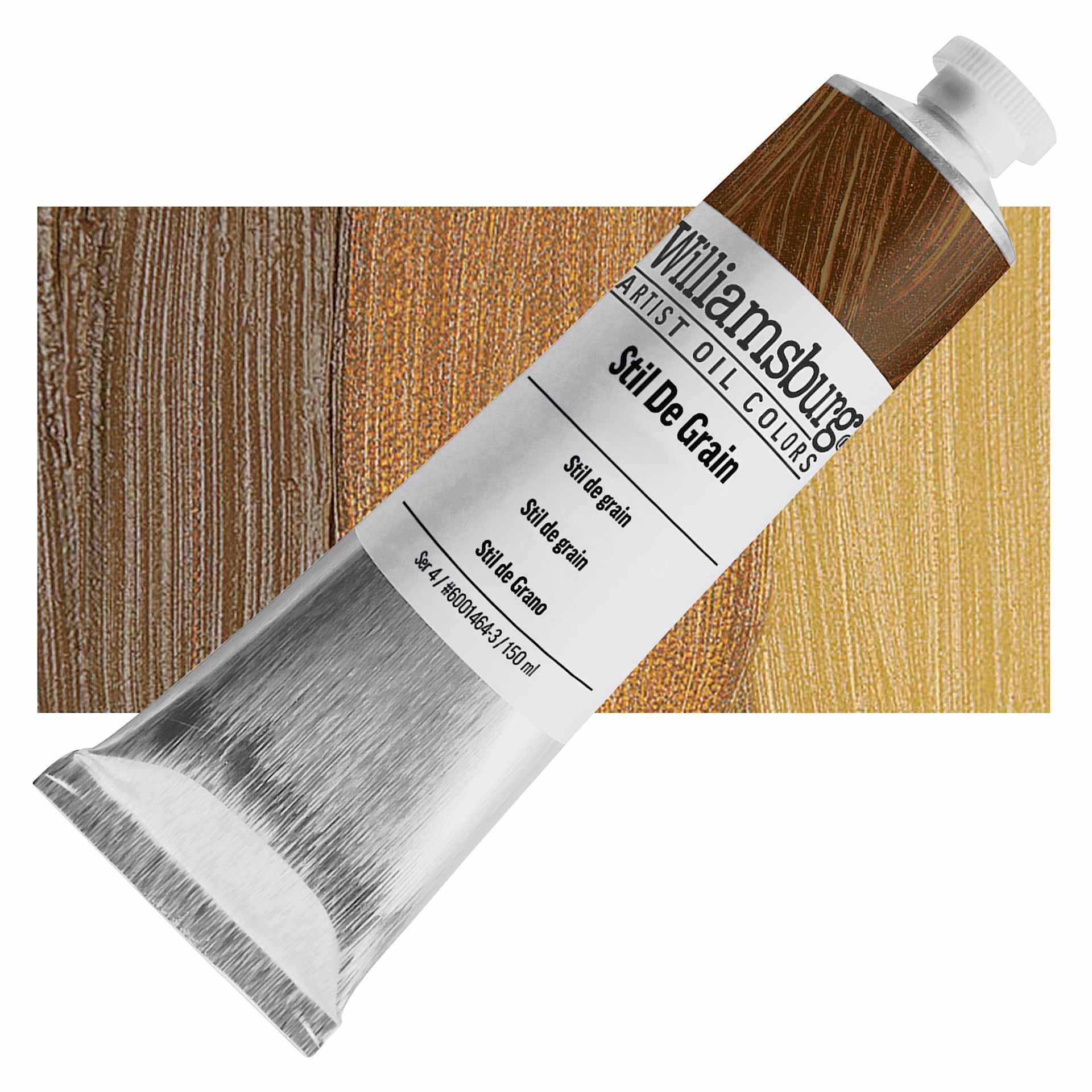 Williamsburg Handmade Oil Paint - Stil De Grain, 150 ml tube and swatch