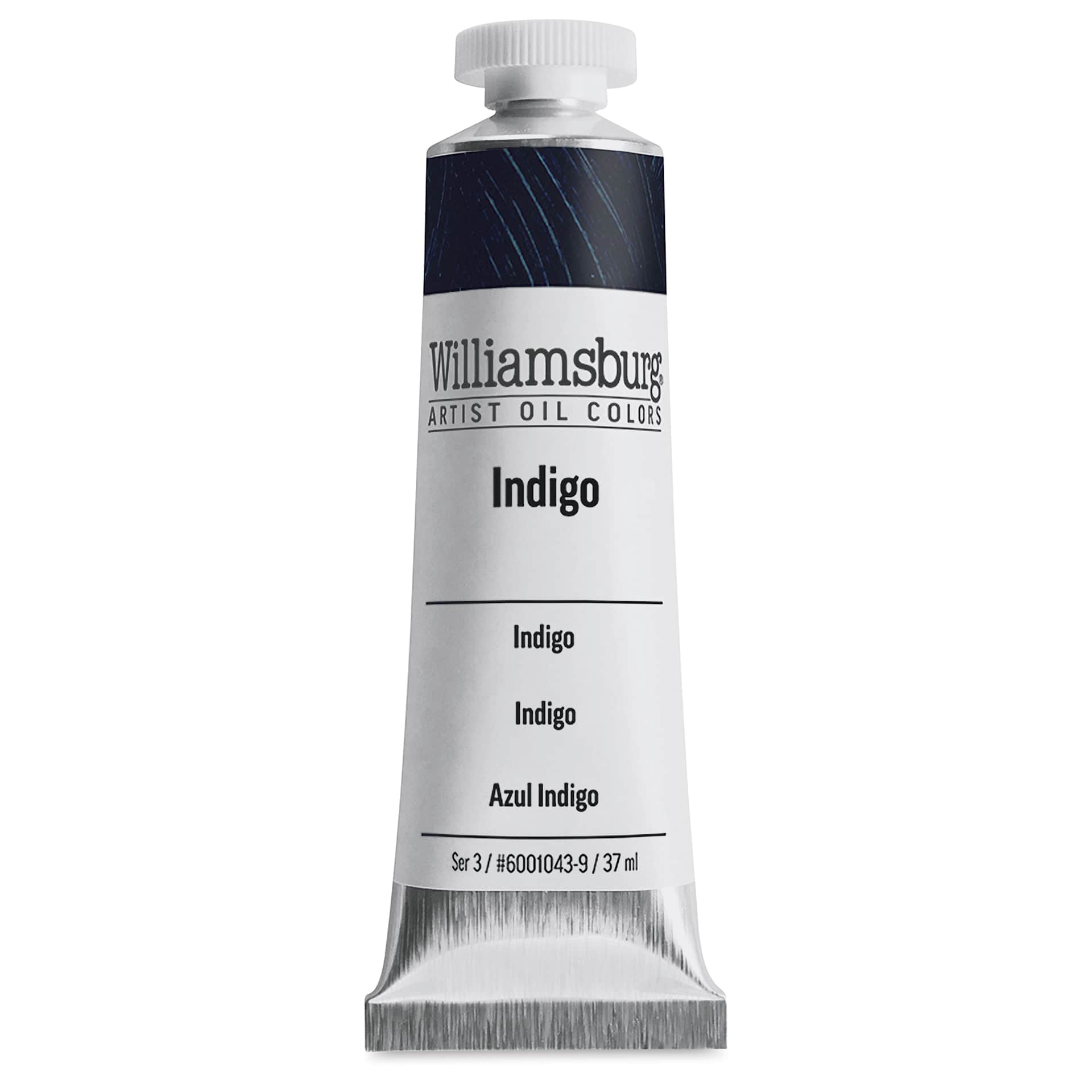 Williamsburg Handmade Oil Paint - Indigo, 37 ml tube