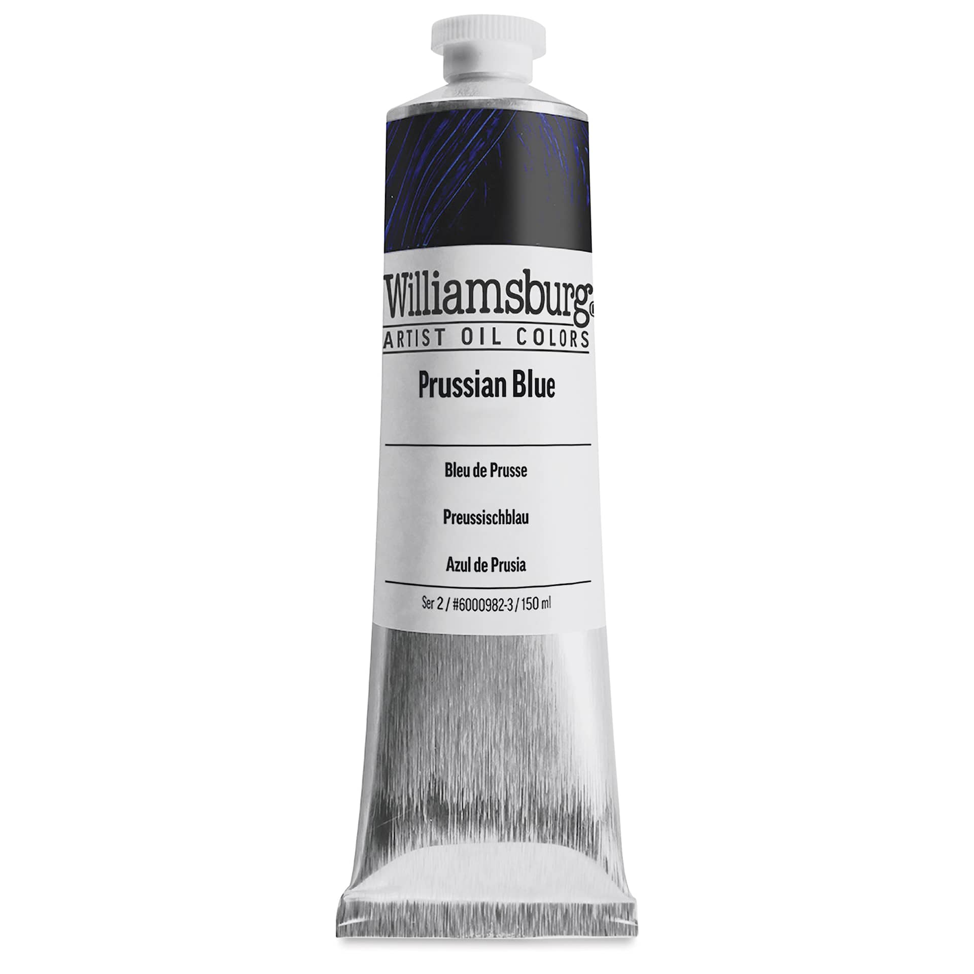 Williamsburg Handmade Oil Paint - Prussian Blue, 150 ml tube