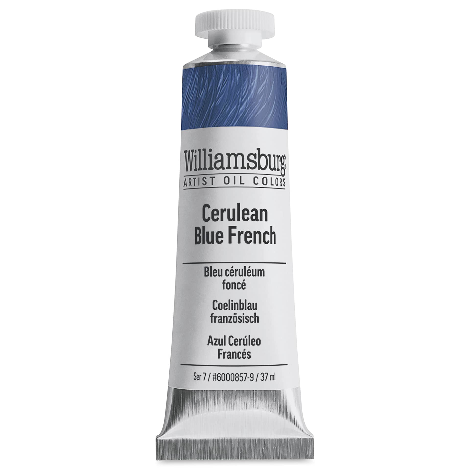 Williamsburg Handmade Oil Paint - Cerulean Blue French, 37 ml tube