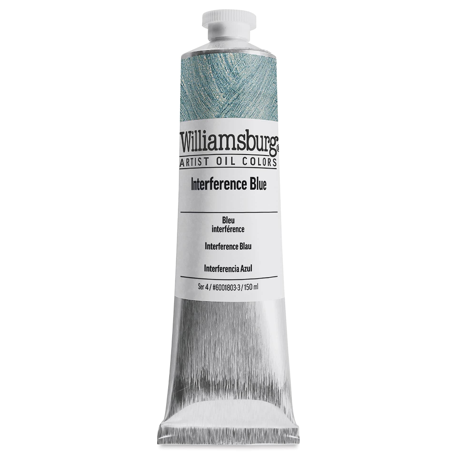 Williamsburg Handmade Oil Paint - Interference Blue, 150 ml tube