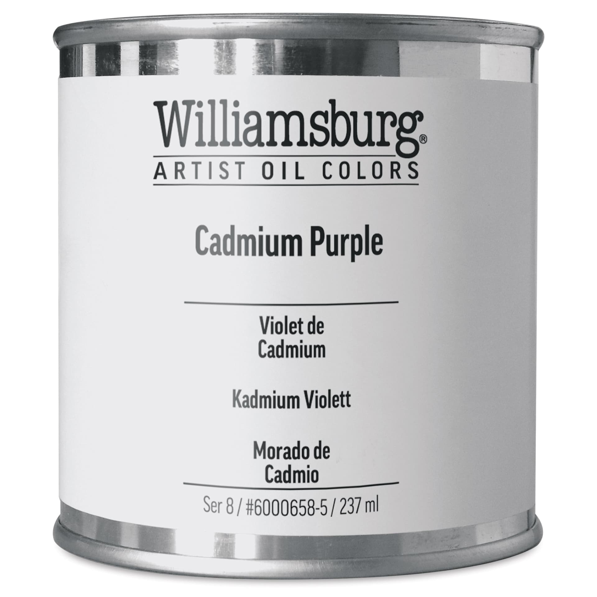 Williamsburg Handmade Oil Paint - Cadmium Purple, 8 oz can