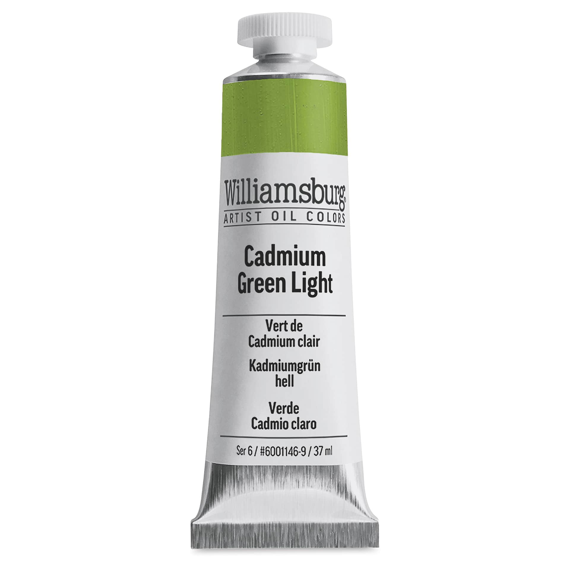 Williamsburg Handmade Oil Paint - Cadmium Green Light, 37 ml tube