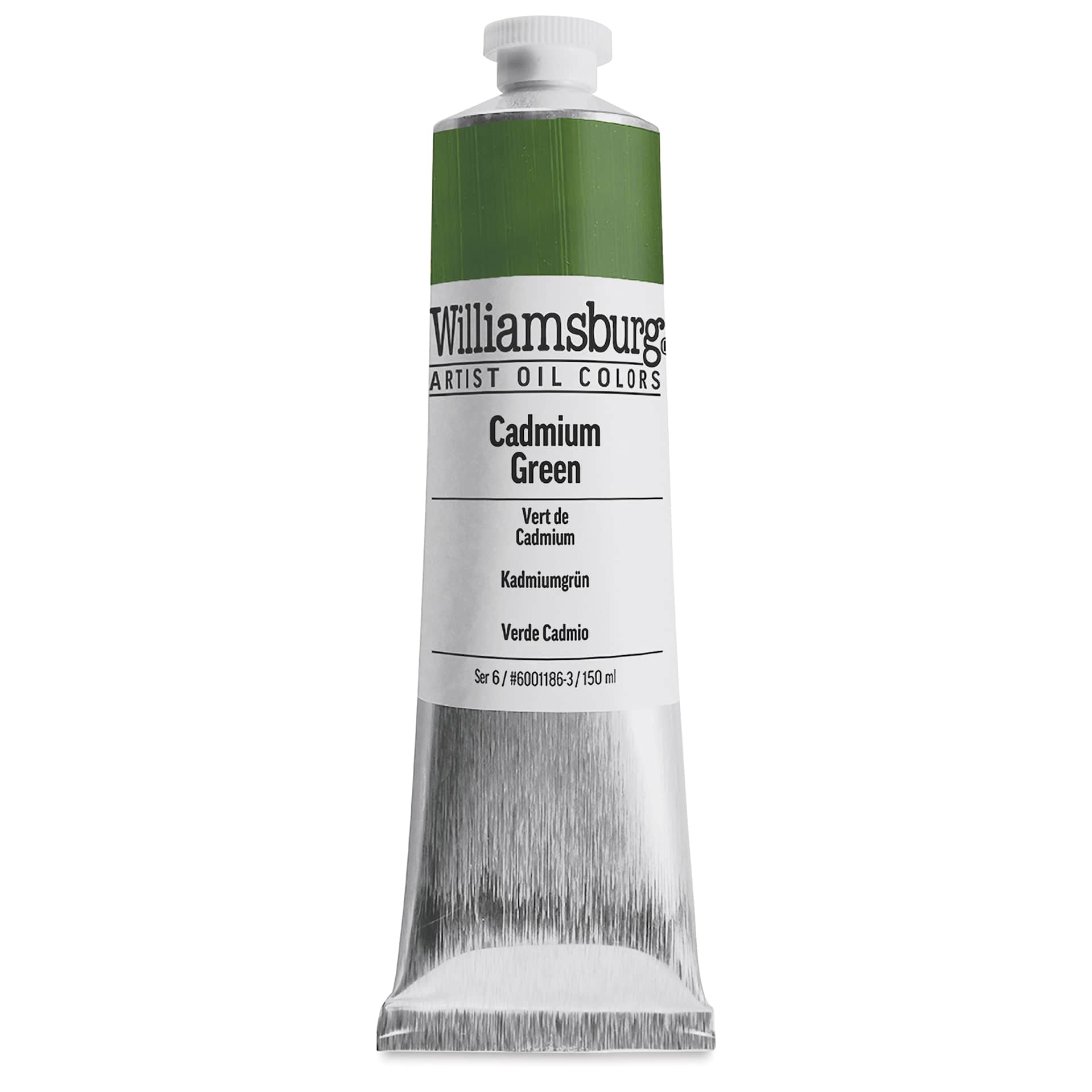 Williamsburg Handmade Oil Paint - Cadmium Green, 150 ml tube
