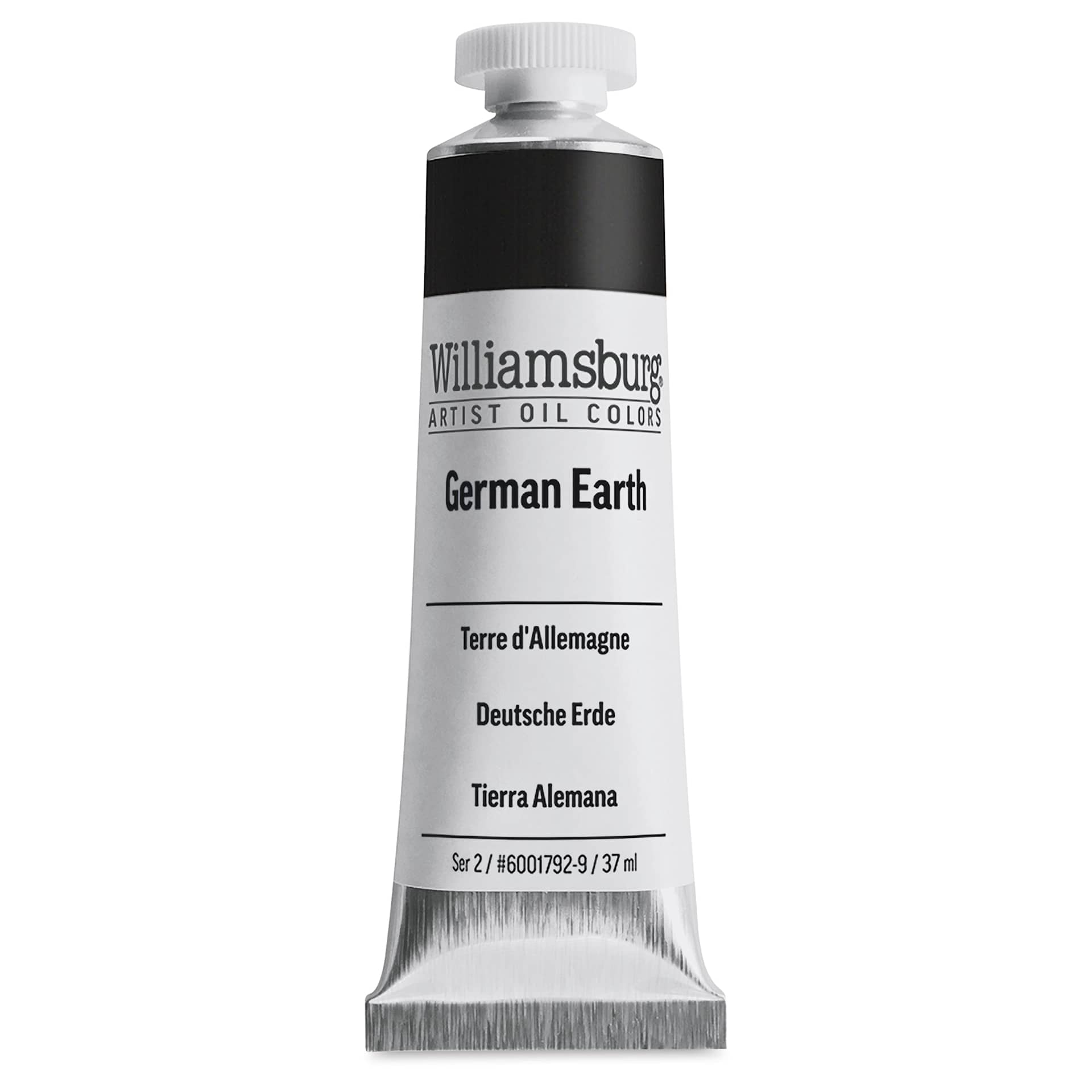 Williamsburg Handmade Oil Paint - German Earth, 37 ml tube