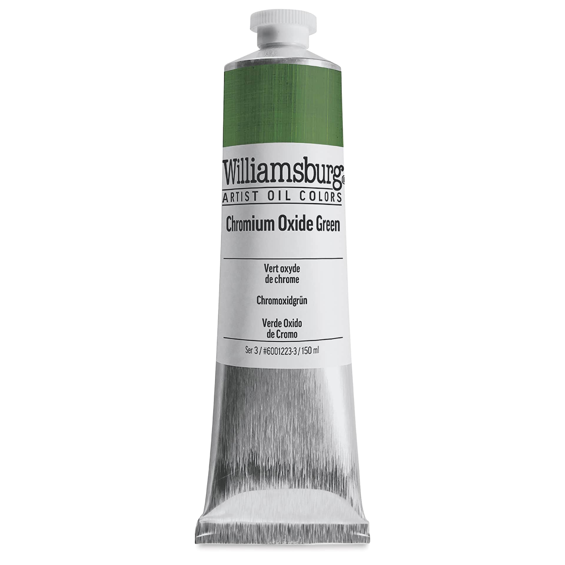 Williamsburg Handmade Oil Paint - Chromium Oxide, 150 ml tube