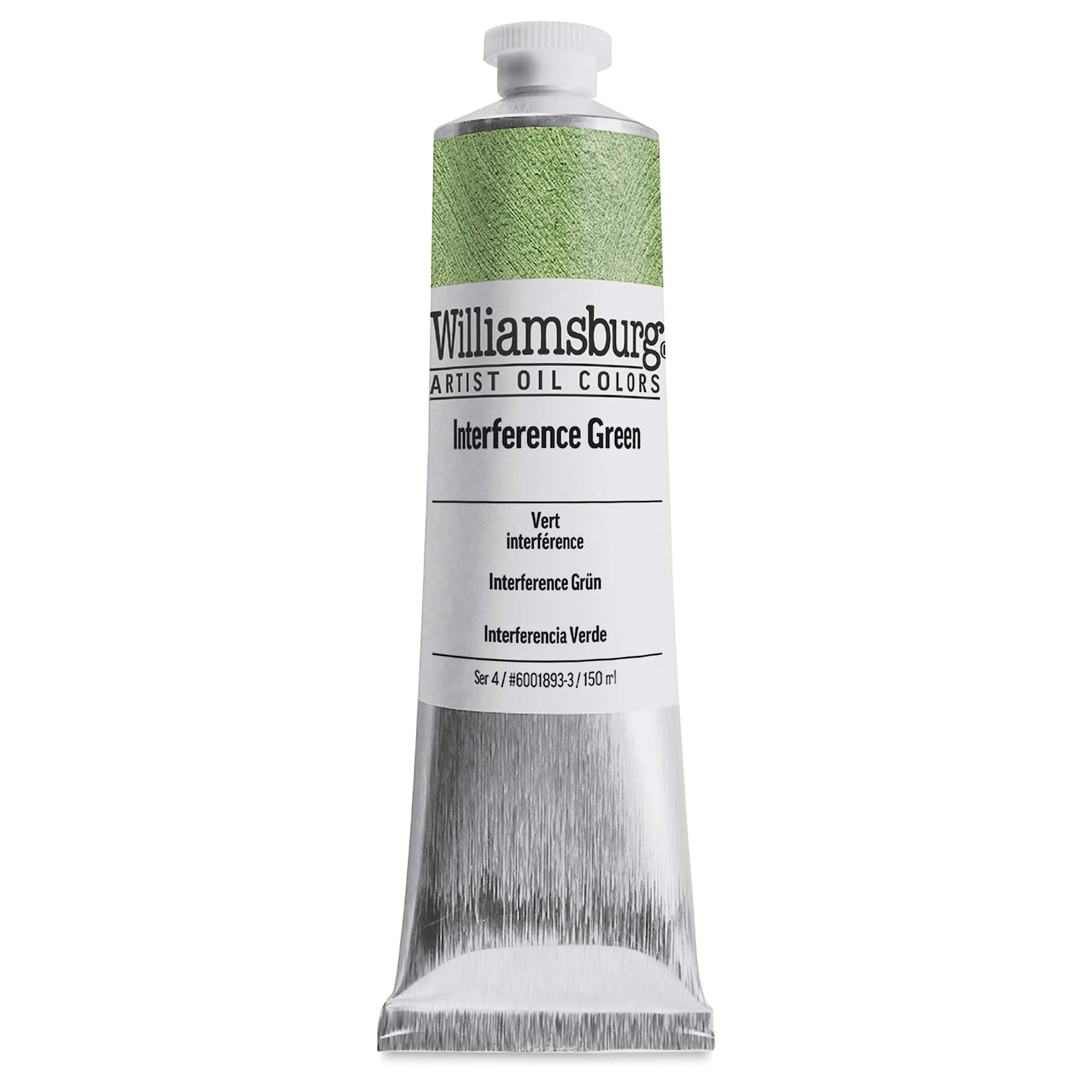 Williamsburg Handmade Oil Paint - Interference Green, 150 ml tube