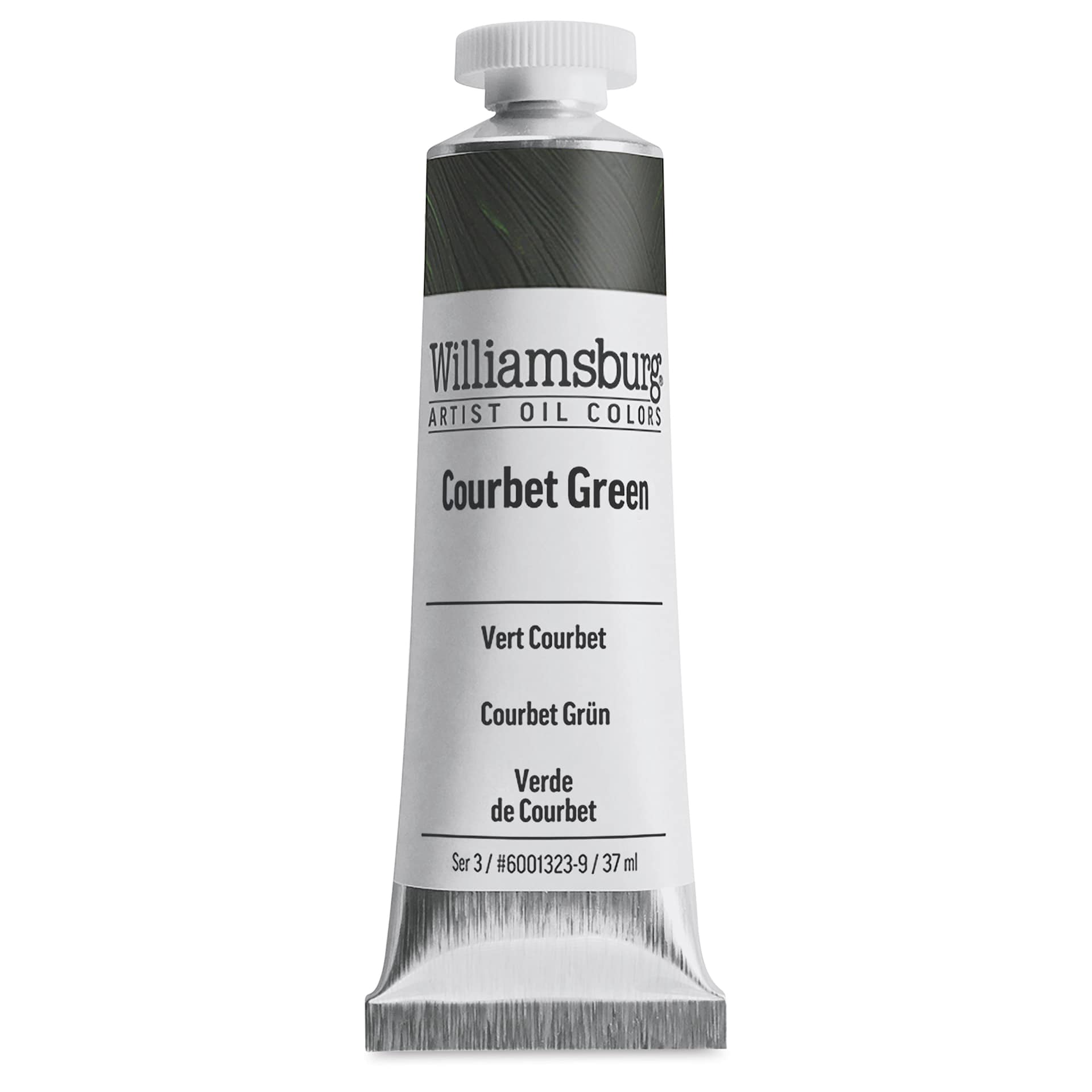 Williamsburg Handmade Oil Paint - Courbet Green, 37 ml tube