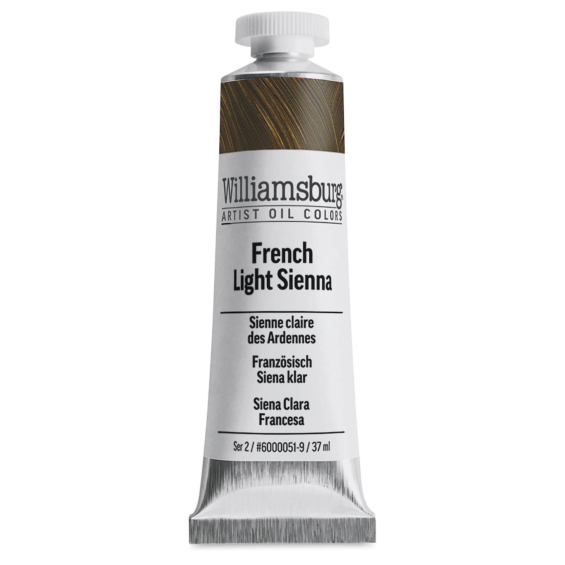 Williamsburg Handmade Oil Paint - French Light Sienna, 37 ml tube