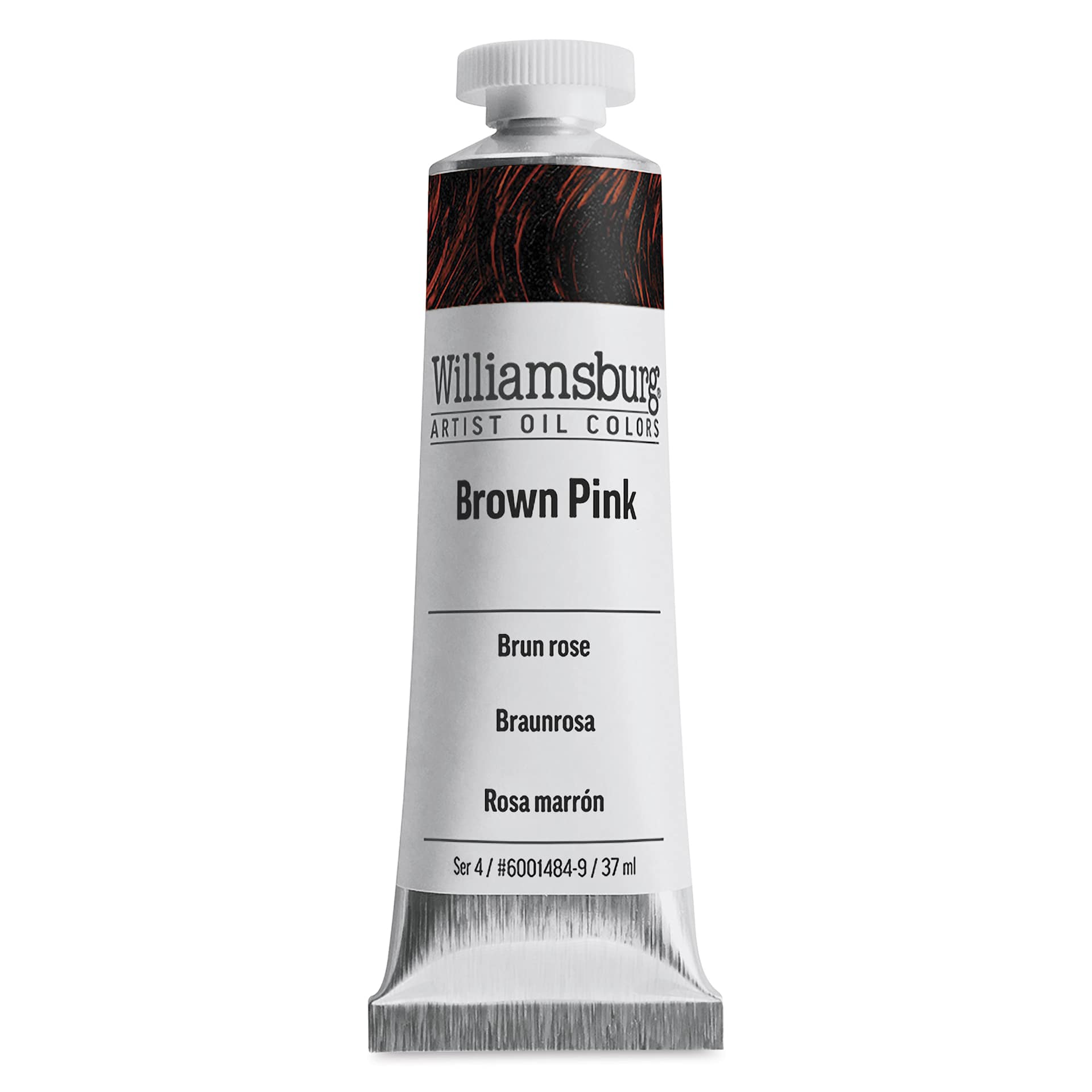 Williamsburg Handmade Oil Paint - Brown Pink, 37 ml tube