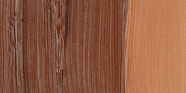 Williamsburg Handmade Oil Paint - Italian Burnt Sienna swatch