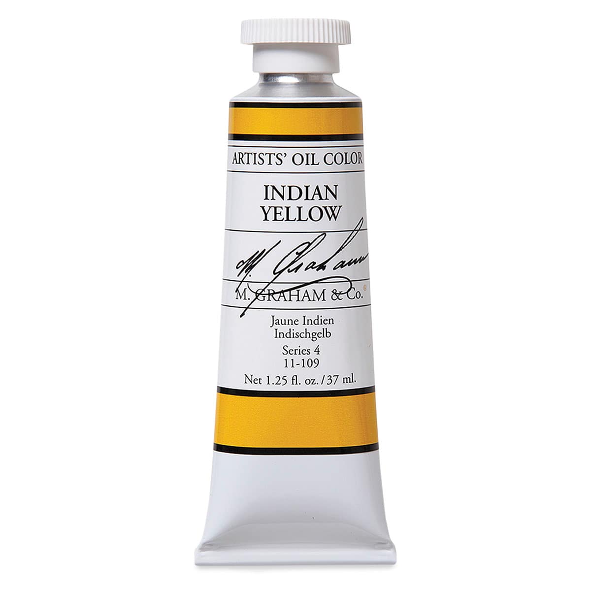 M. Graham Artists' Oil Color - Indian Yellow, 37 ml tube