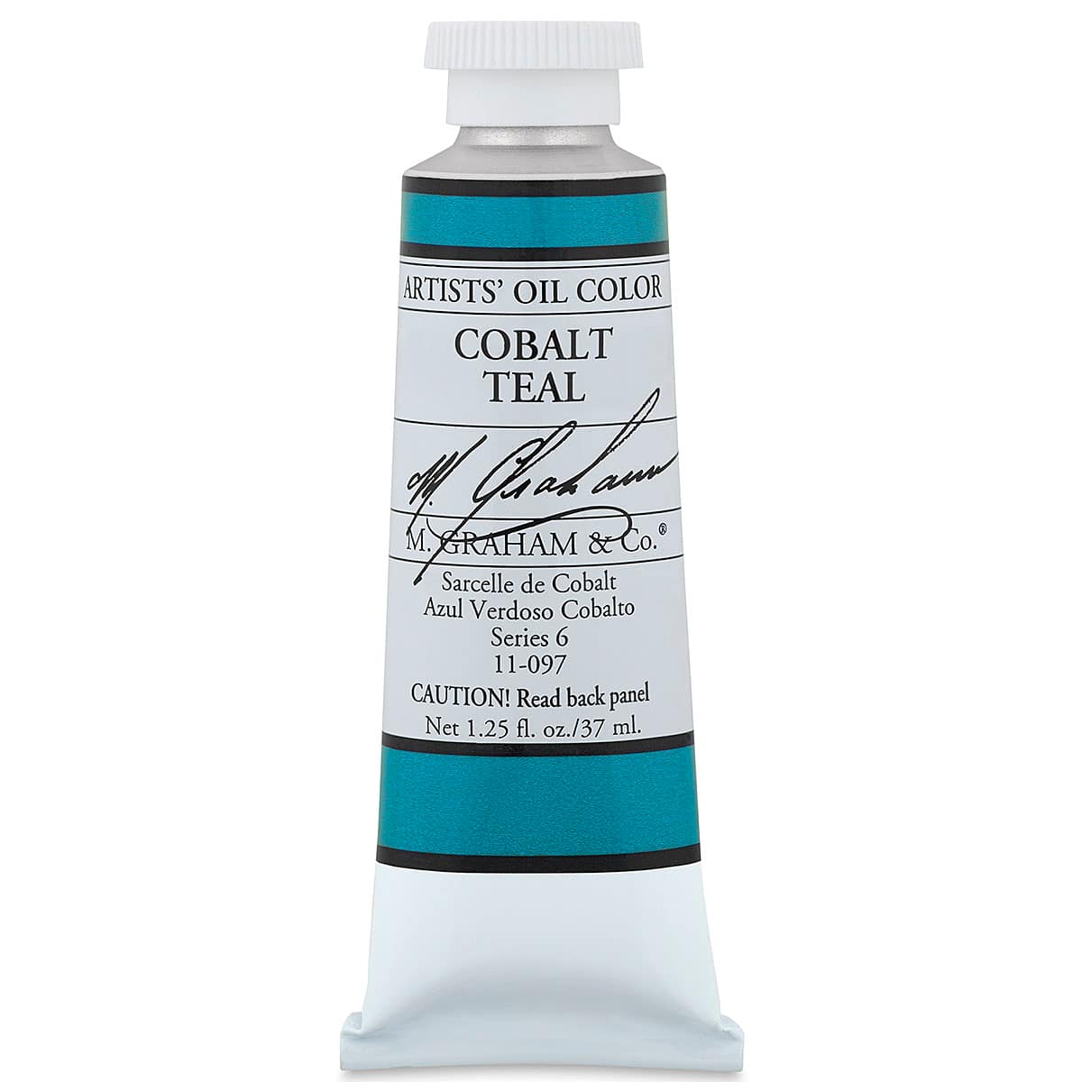M. Graham Artists' Oil Color - Cobalt Teal, 37 ml tube