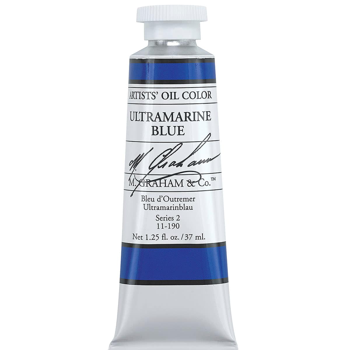 M. Graham Artists' Oil Color - Ultramarine Blue, 37 ml tube