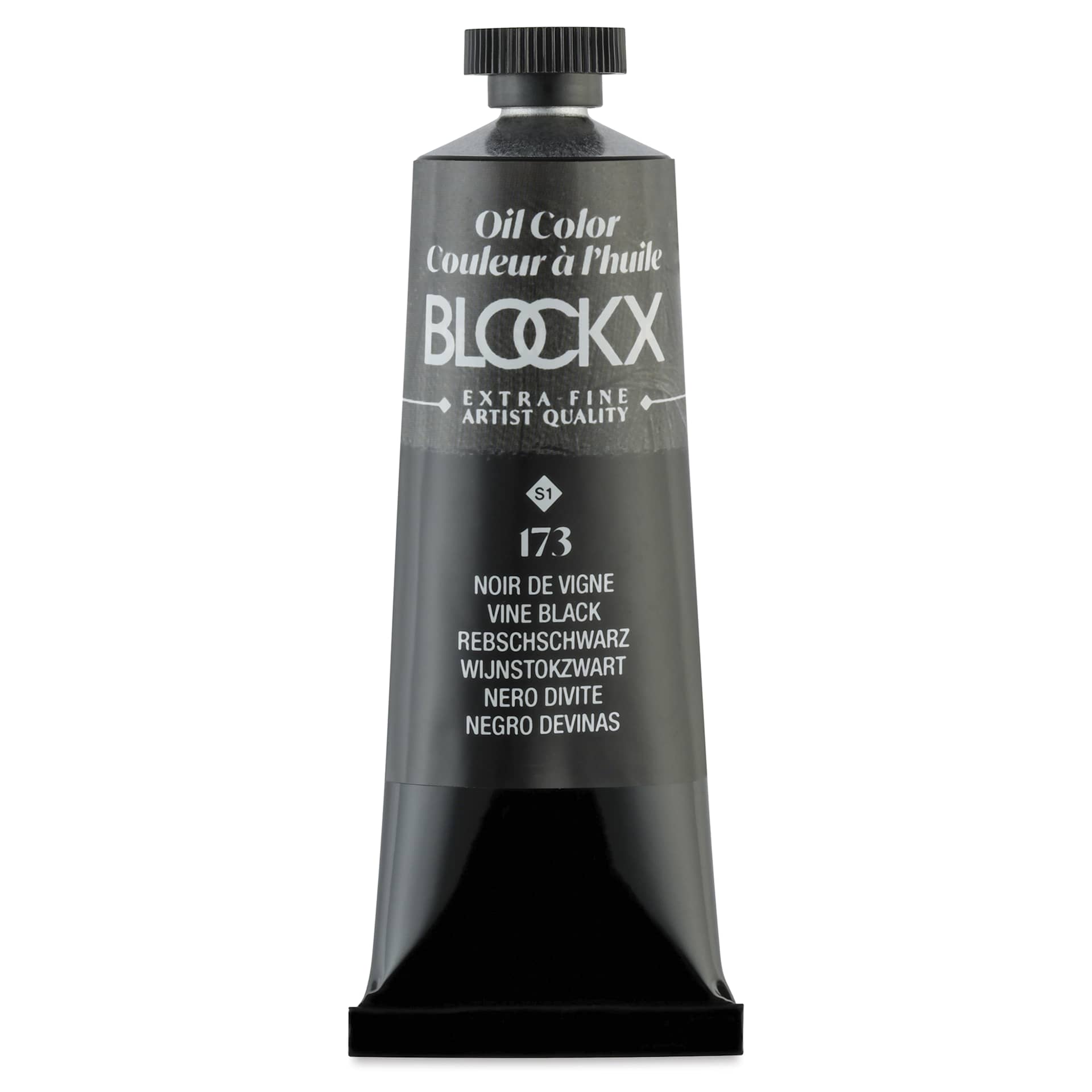 Blockx Artist Oil Color - Vine Black, 35 ml tube