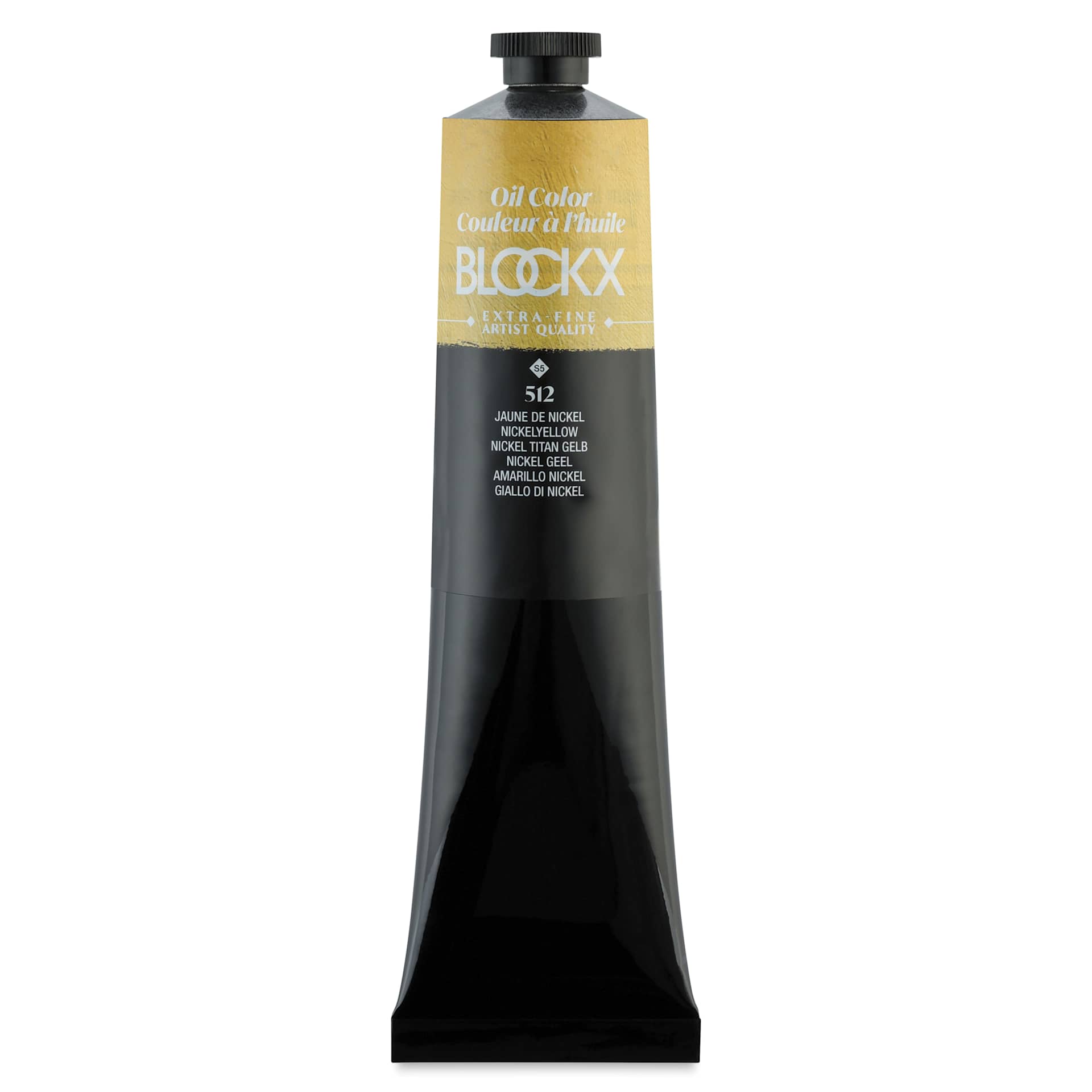 Blockx Artist Oil Color - Nickel Yellow, 200 ml tube