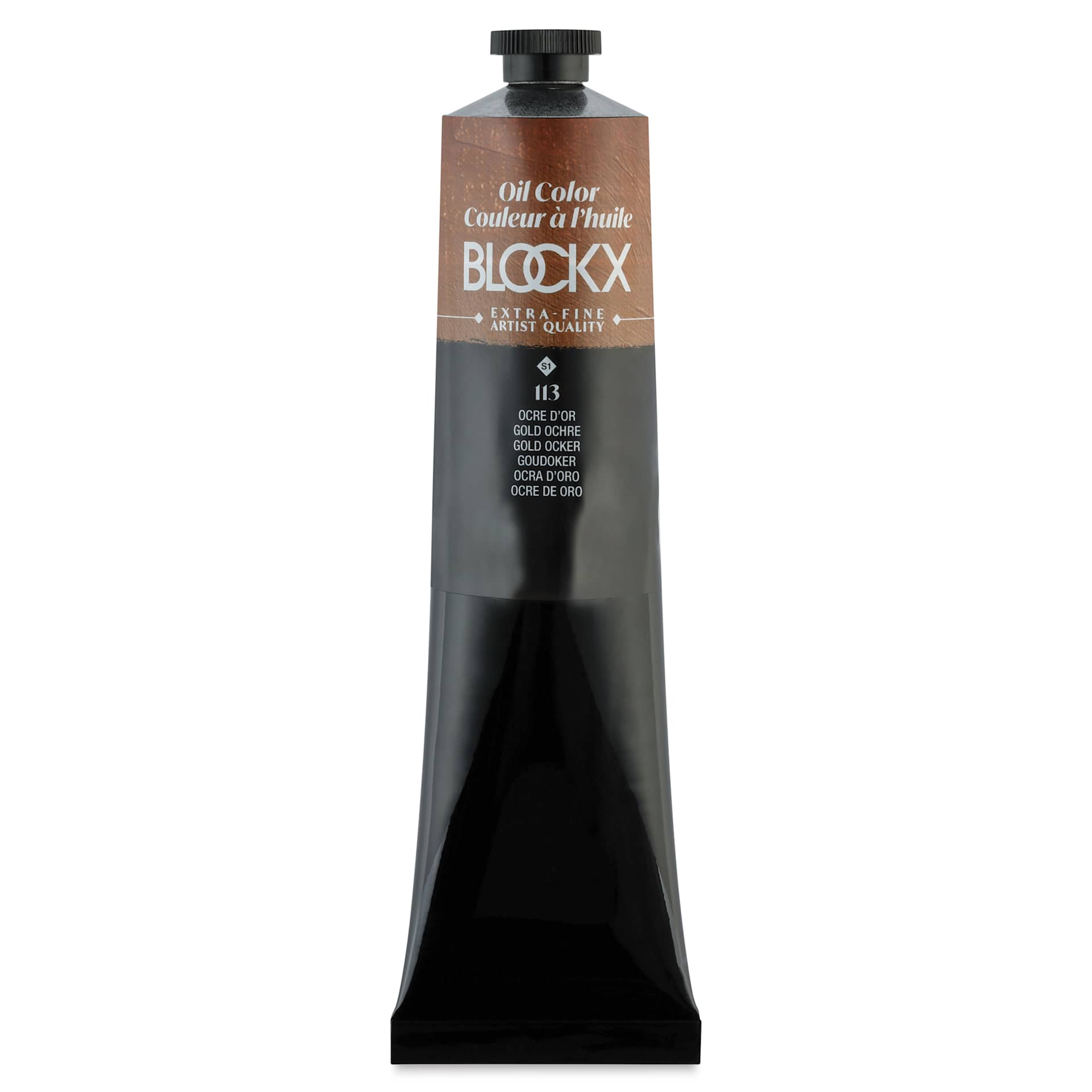 Blockx Artist Oil Color - Gold Ochre, 200 ml tube