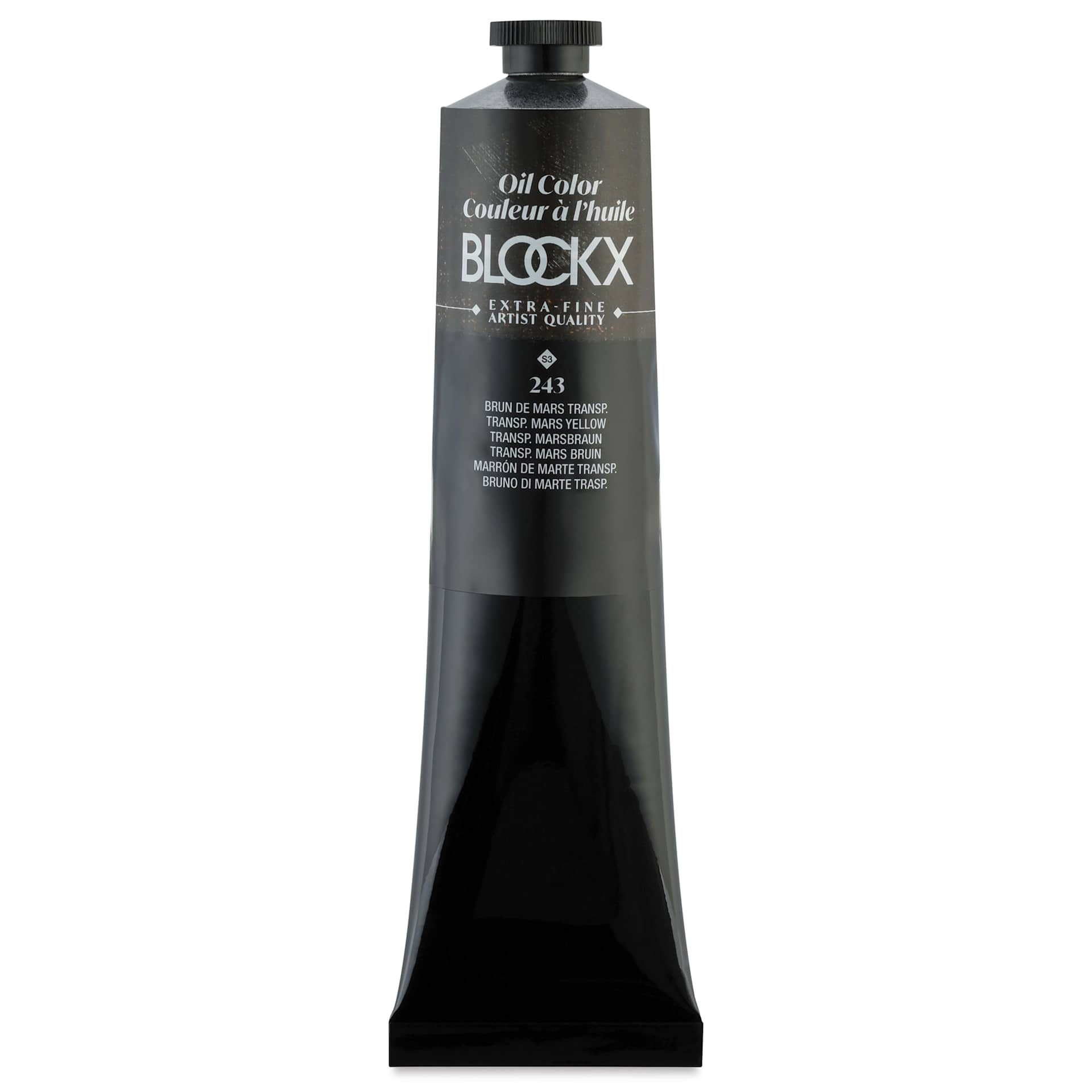 Blockx Artist Oil Color - Transparent Mars Brown, 200 ml tube