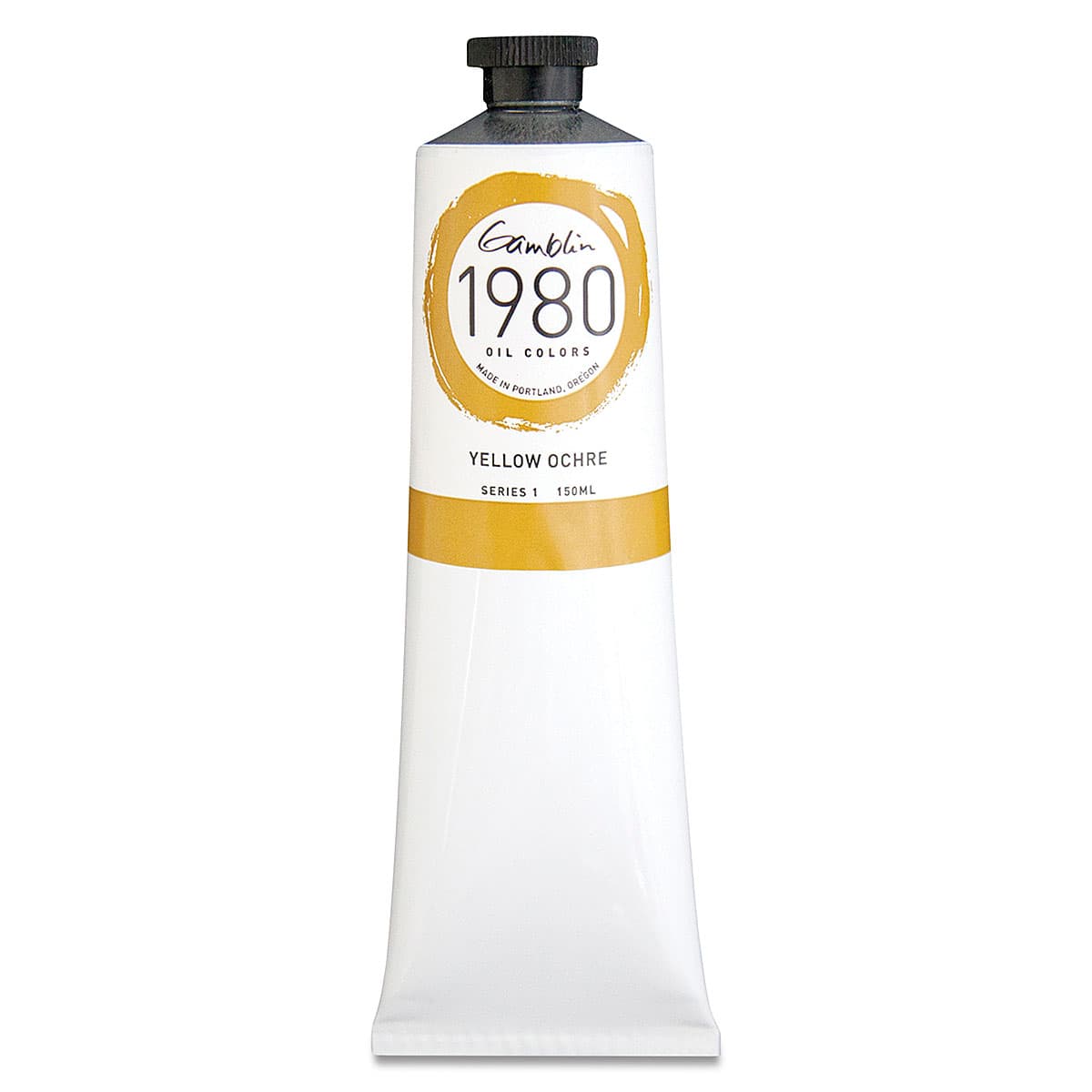 Gamblin 1980 Oils - Yellow Ochre, 150 ml tube