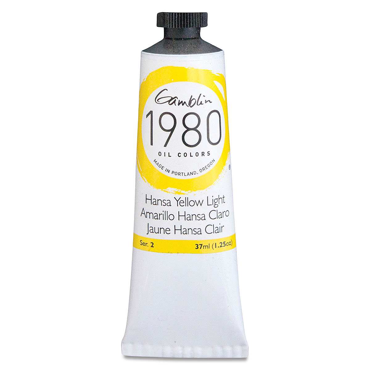 Gamblin 1980 Oils - Hansa Yellow Light, 37 ml tube