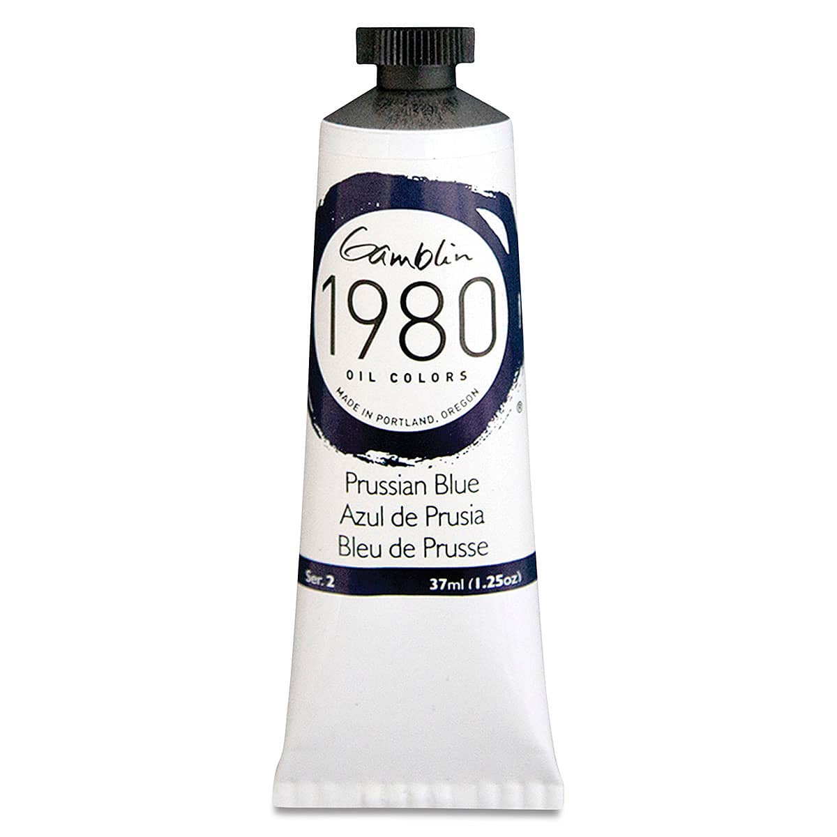 Gamblin 1980 Oils - Prussian Blue, 37 ml tube