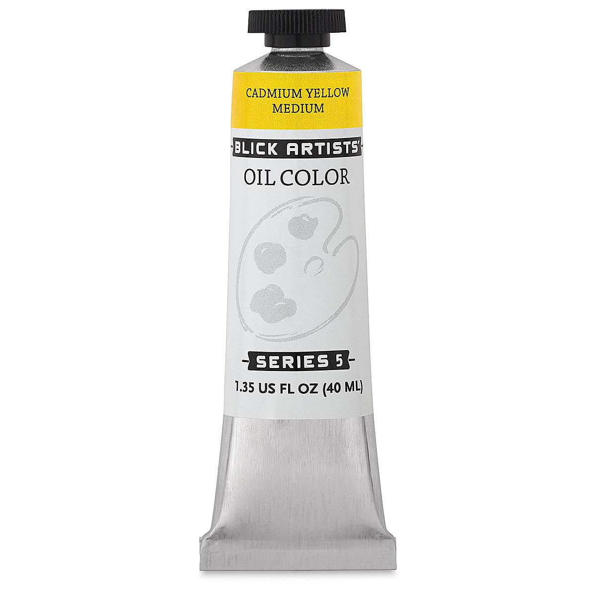 Blick Artists' Oil Color - Cadmium Yellow Medium, 40 ml tube